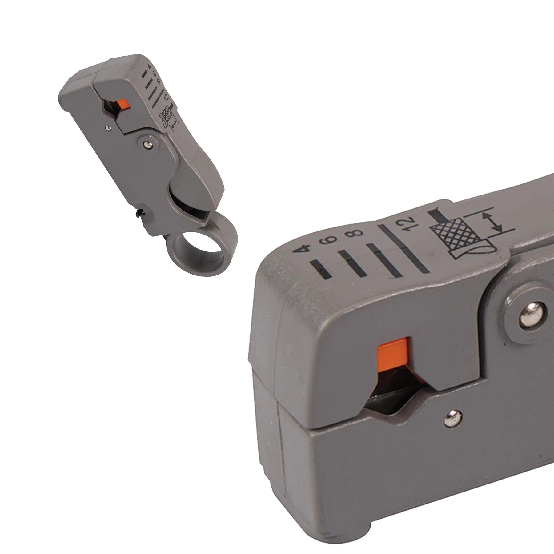 Coaxial Cable Stripper - Rg6 / 58 / 59 / 62 Adjustable Blade Depth Length 100mm
