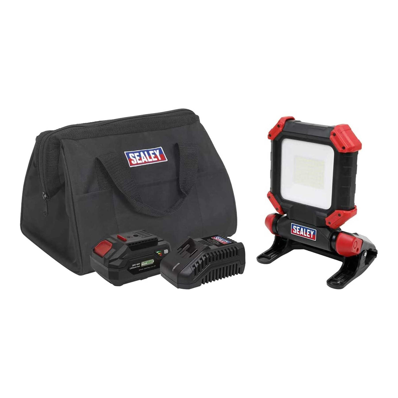 Sealey 20V 4Ah SV20 Series Cordless SMD LED 1800lm Worklight Kit