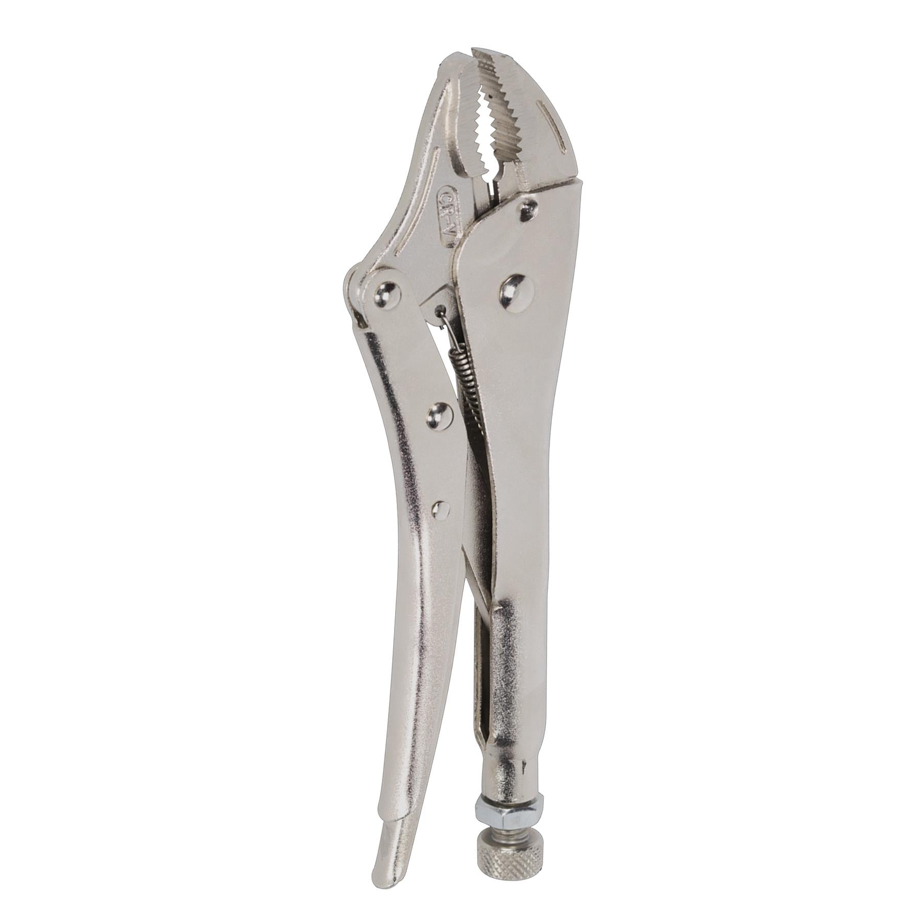 Sealey Locking Pliers Curved Jaws 230mm 0-45mm Capacity