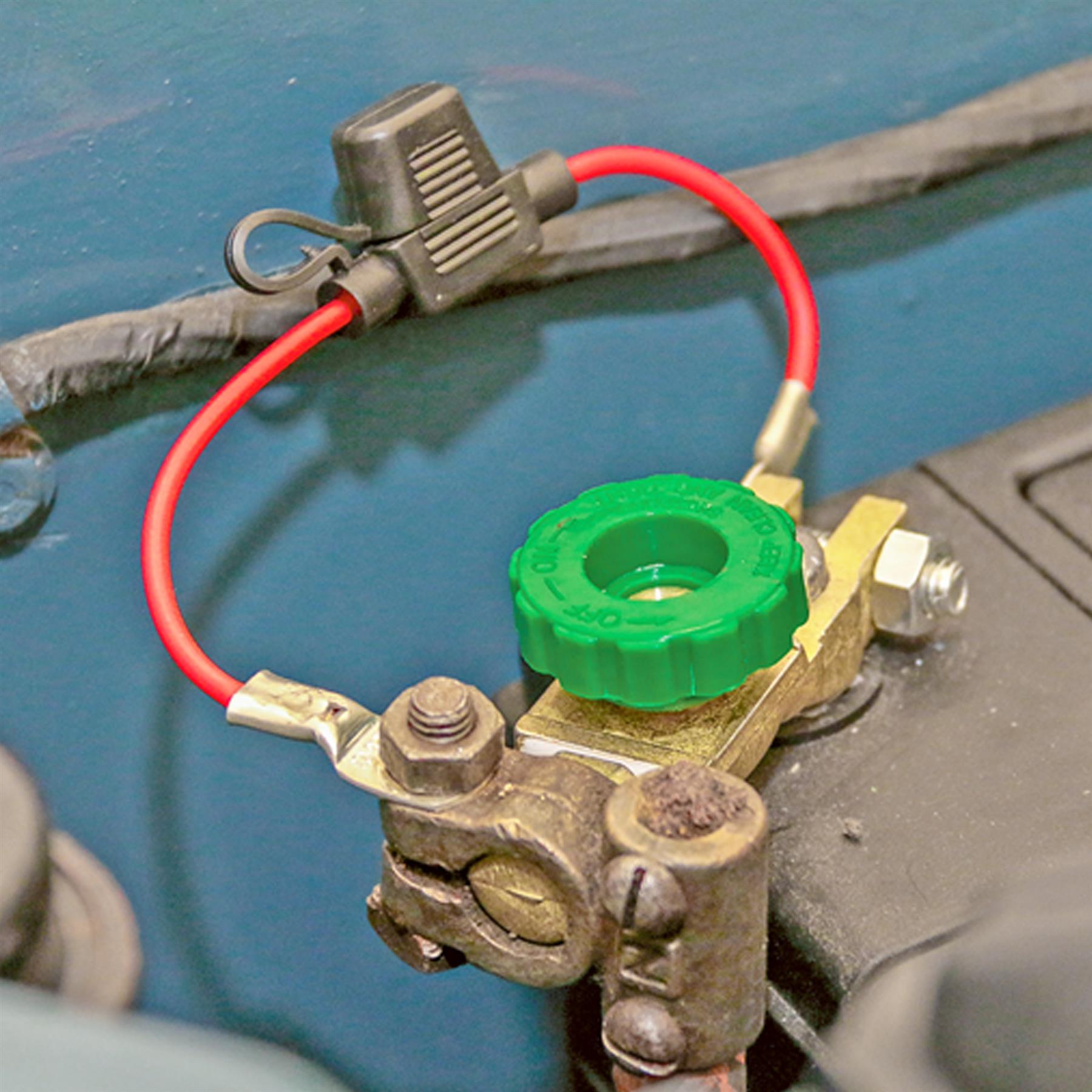 Sealey Battery Terminal & Fuse Holder 12-24V Anti-Theft