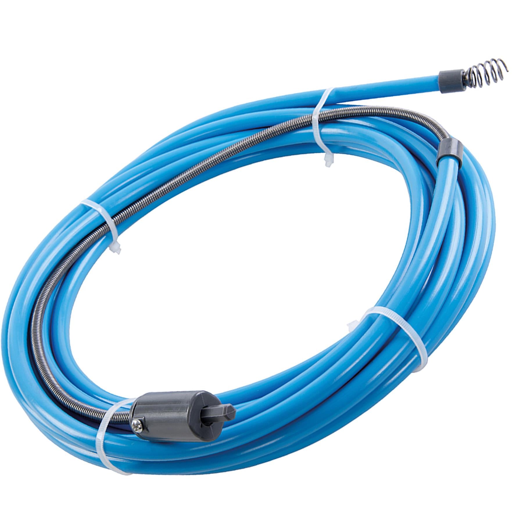Drill Powered Drain Unblocker Auger Snake Toilet Sink Unblocking Tool 7 Meter