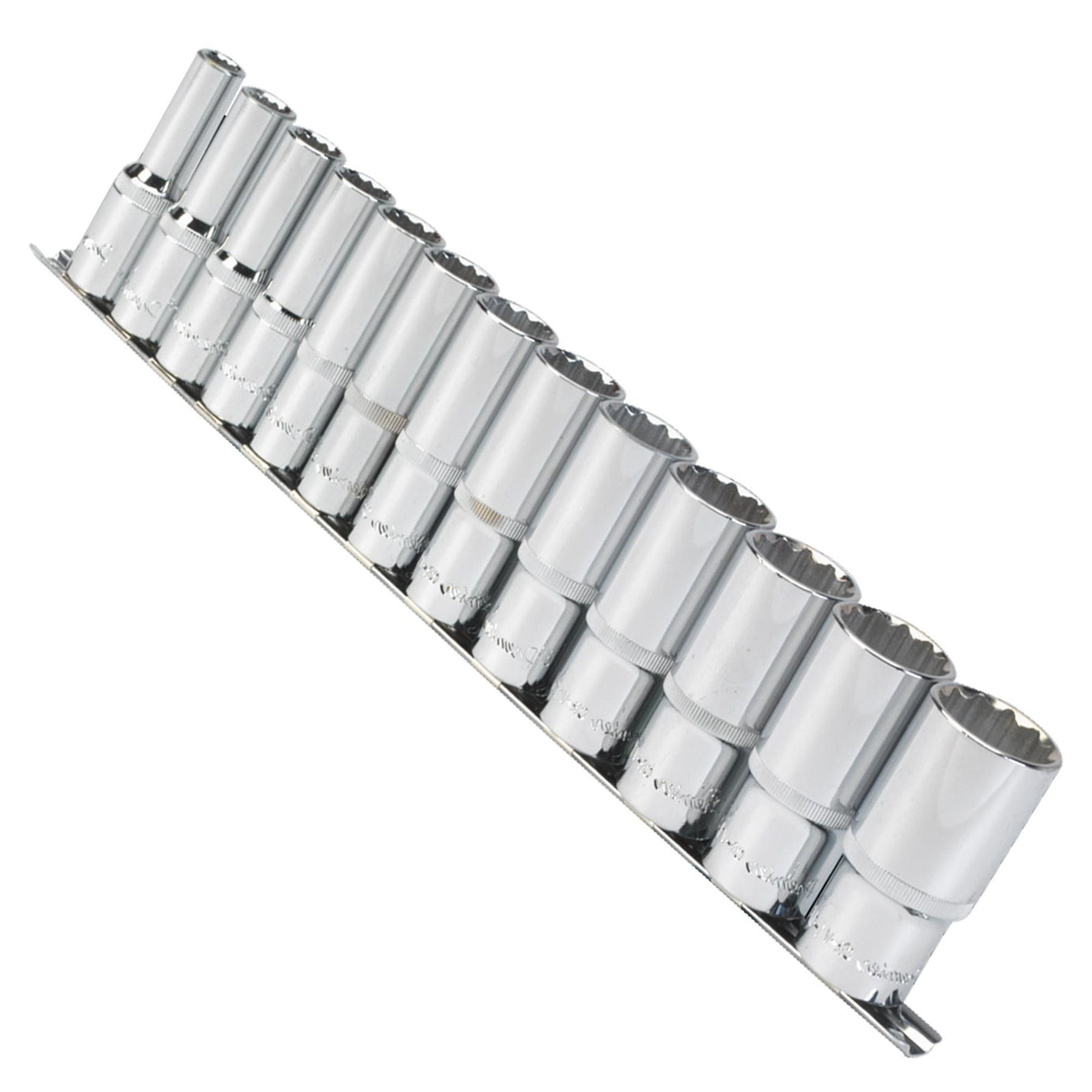 Sealey Socket Set 13pc 1/2"Sq Drive 12pt Deep WallDrive Imperial