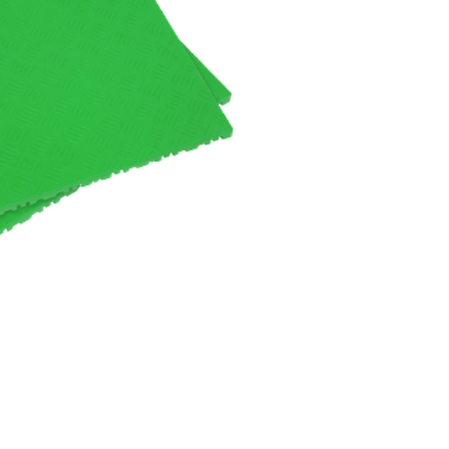 Sealey Polypropylene Floor Tile-Green Treadplate 400x400mm Pk of 9