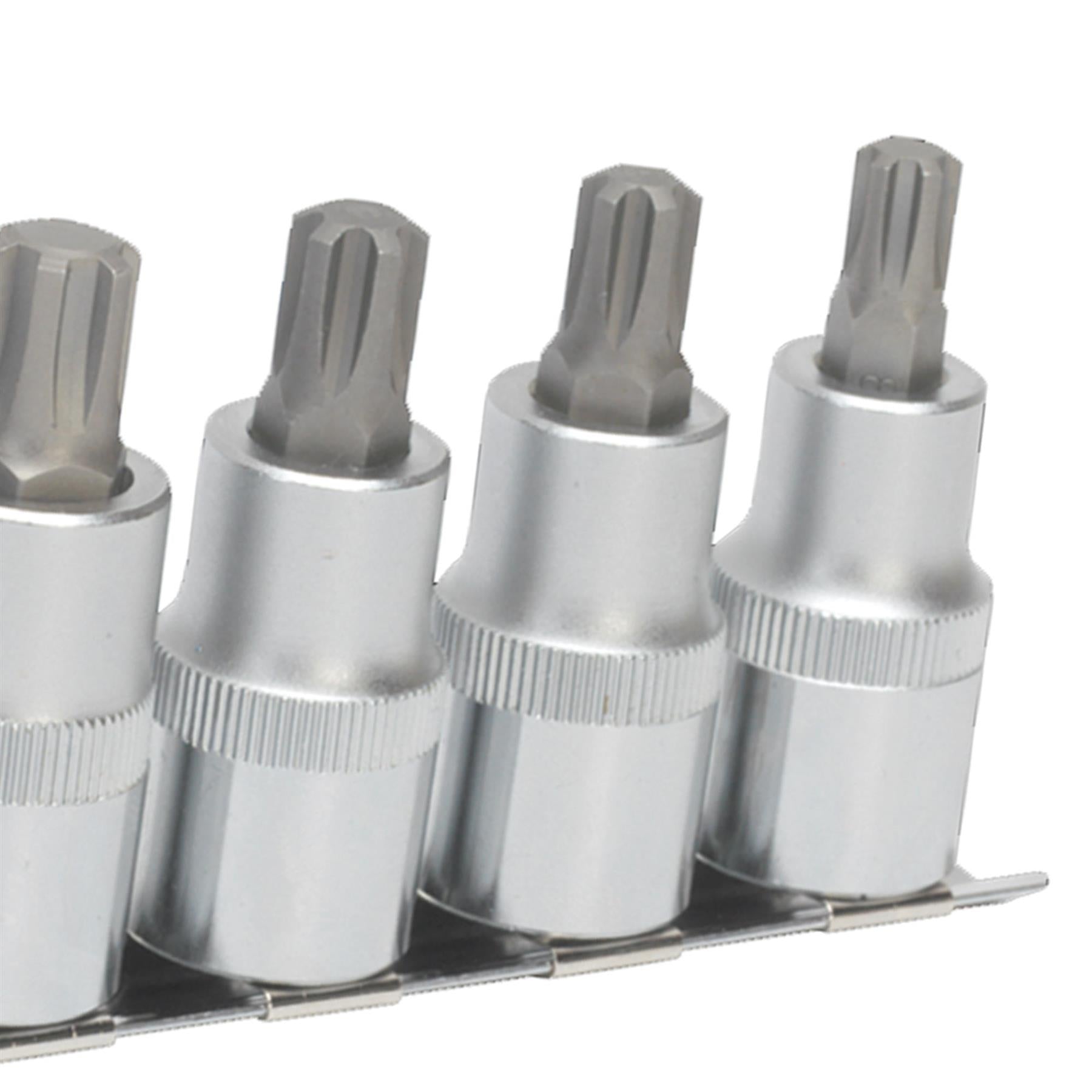 Sealey Ribe Socket Bit Set 7pc 1/2"Sq Drive 55mm