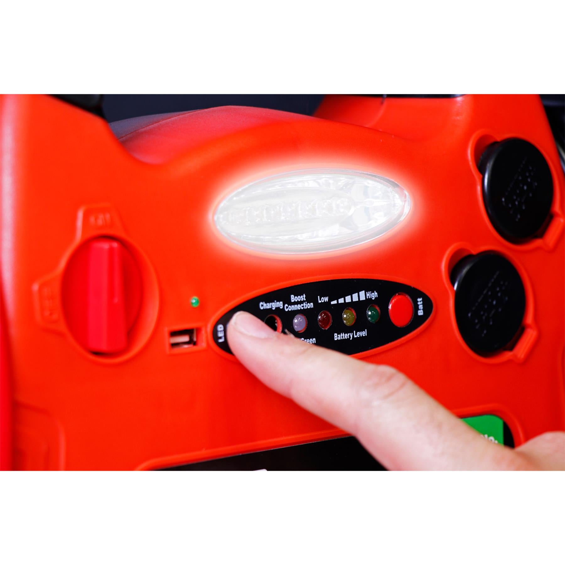 Sealey RoadStart Emergency Jump Starter 12V 900A Peak Amp - RED