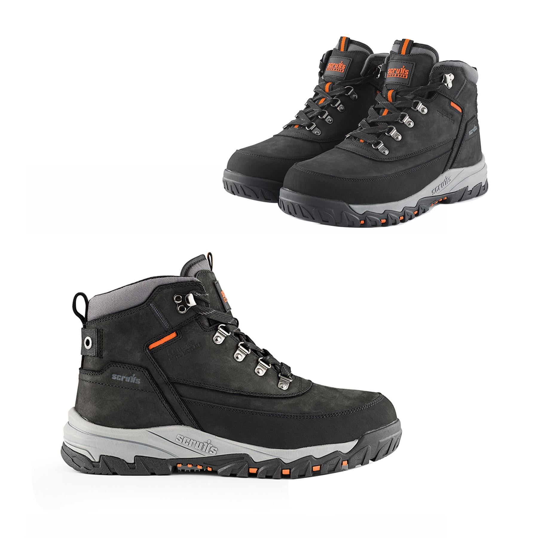 Scruffs Scarfell Safety Boots Black Size 8 / 42 Slip-Resistant