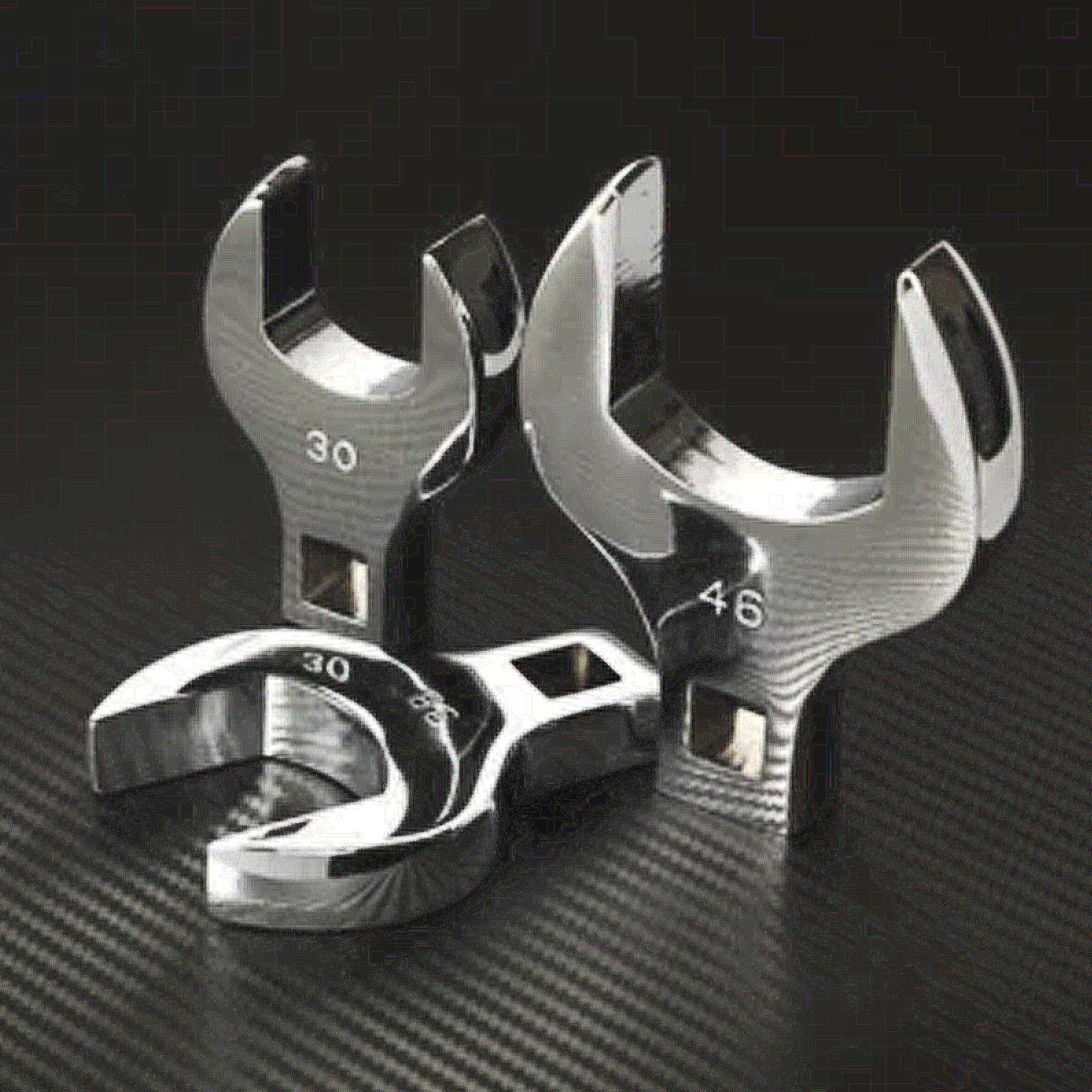 Sealey Crow's Foot Open-End Spanner Set 14pc 1/2"Sq Drive Metric