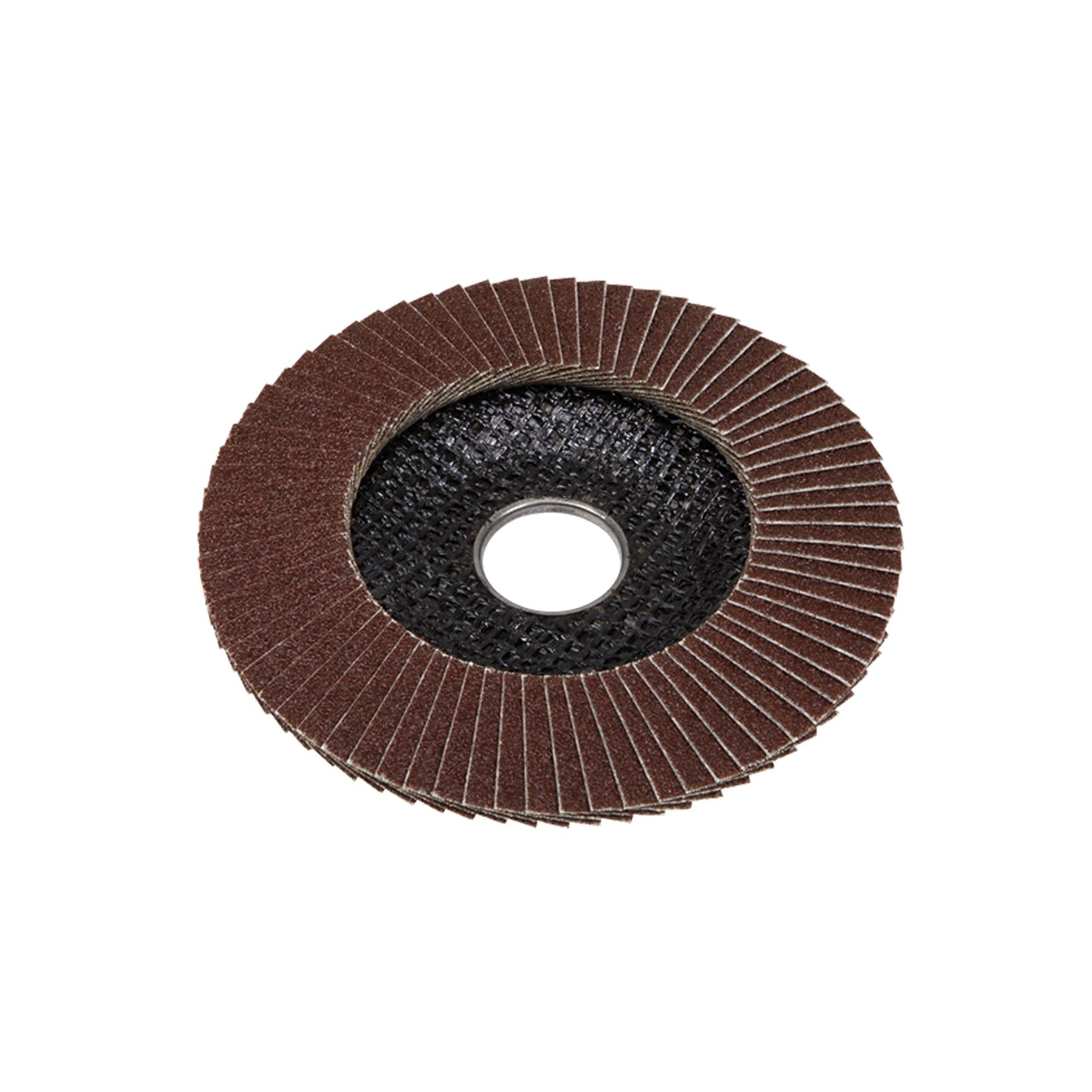 Flap Disc Aluminium Oxide 100mm 16mm Bore 40Grit. Sealey