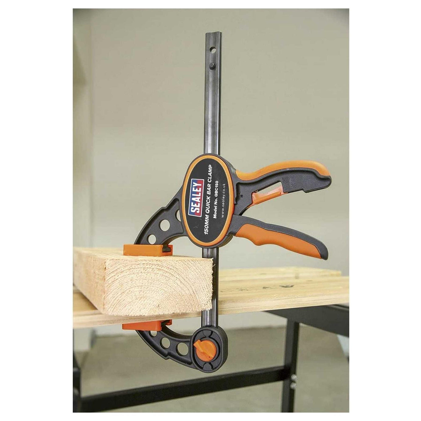 Sealey Quick Bar Clamp 150mm - 2pc Set