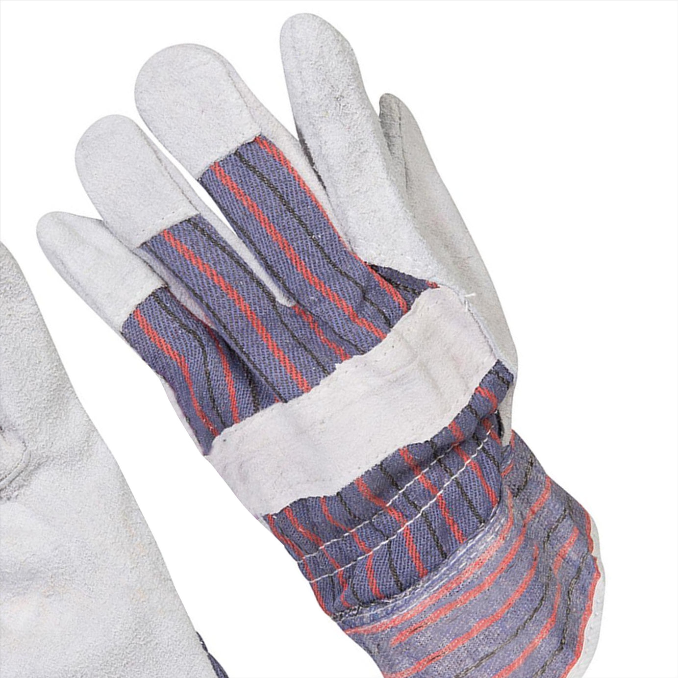 1 X Rigger Gloves Chrome Leather Quality Safety For Construction And General Use