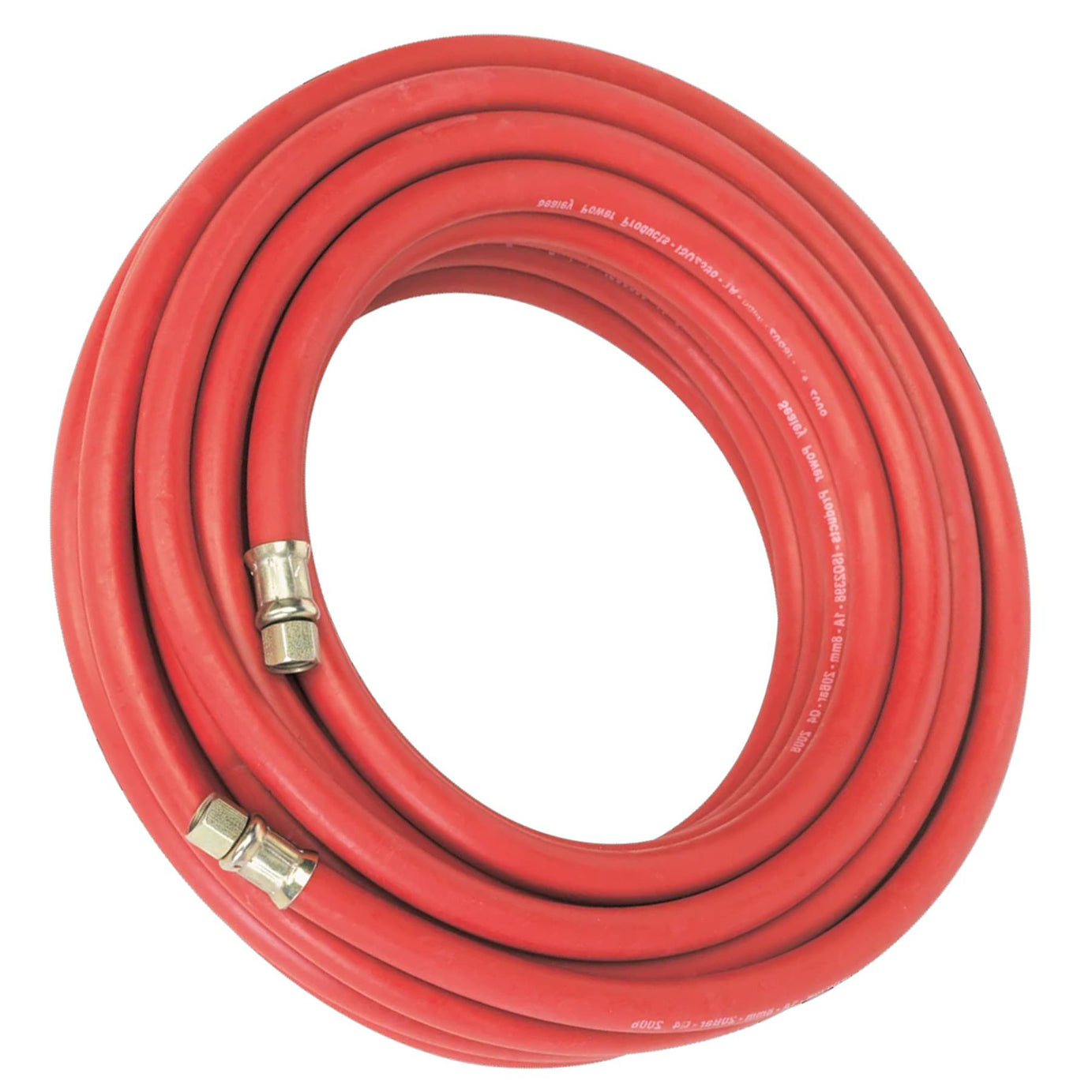 Sealey Air Hose 15m x 8mm with 1/4"BSP Unions