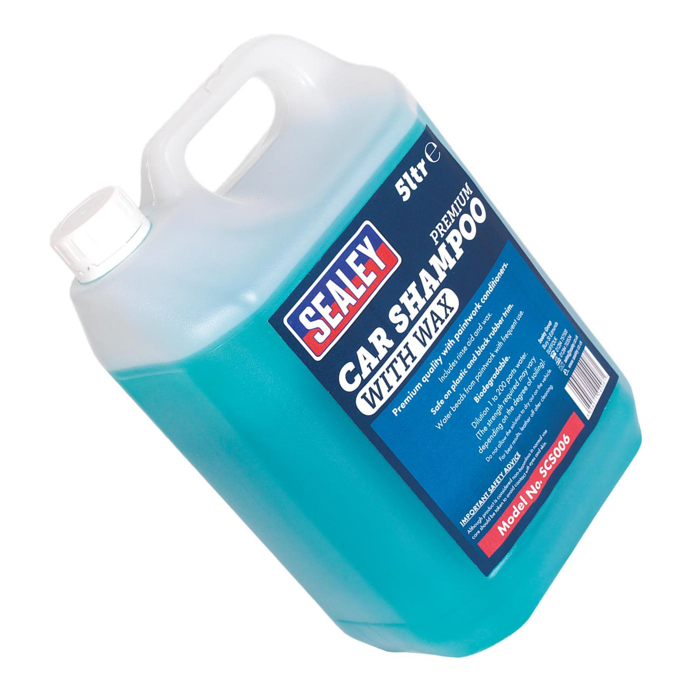 Sealey Car Shampoo Premium with Wax 5L