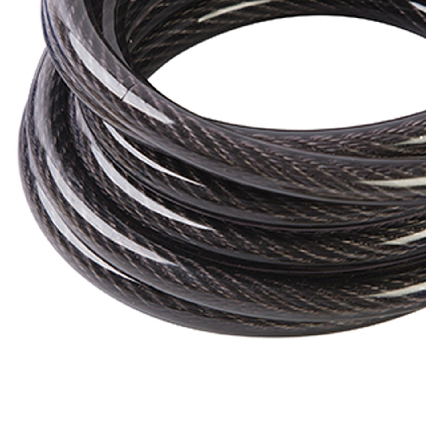 Looped Steel Security Cable - 2.5M X 8mm Heavy Duty Multi-Strand Twisted Steel