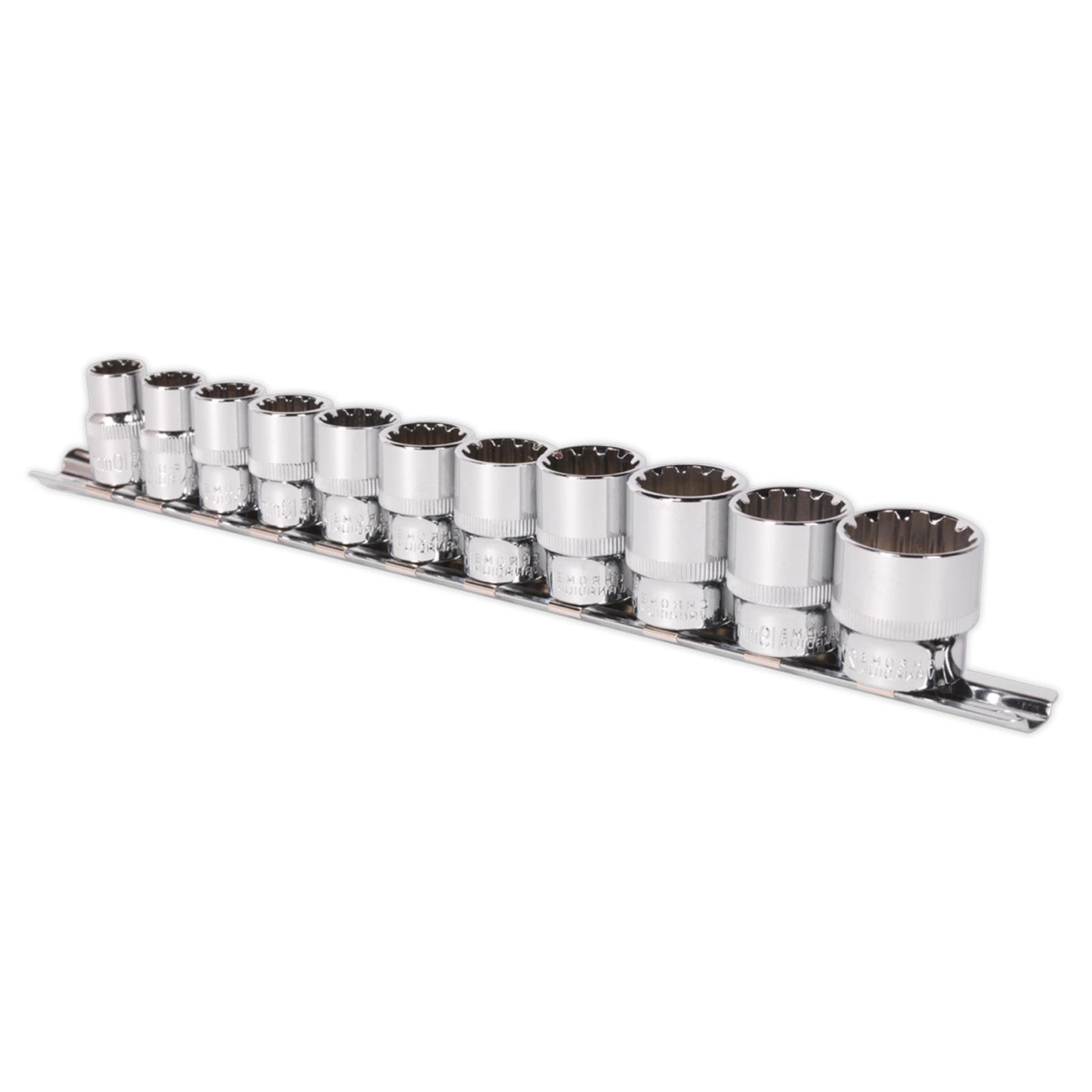Sealey Socket Set 11pc 3/8"Sq Drive Total Drive