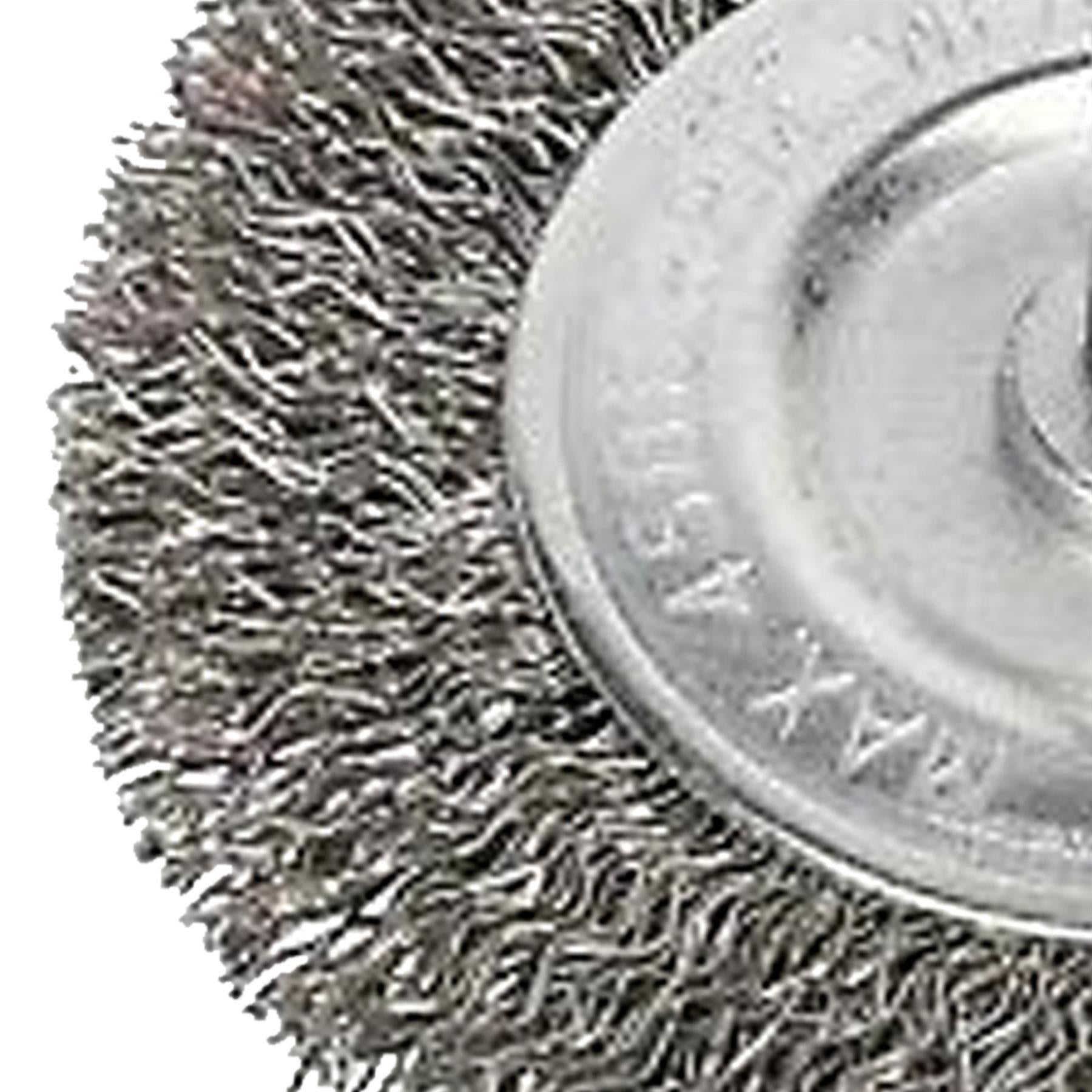Sealey Flat Wire Brush Stainless Steel 75mm with 6mm Shaft