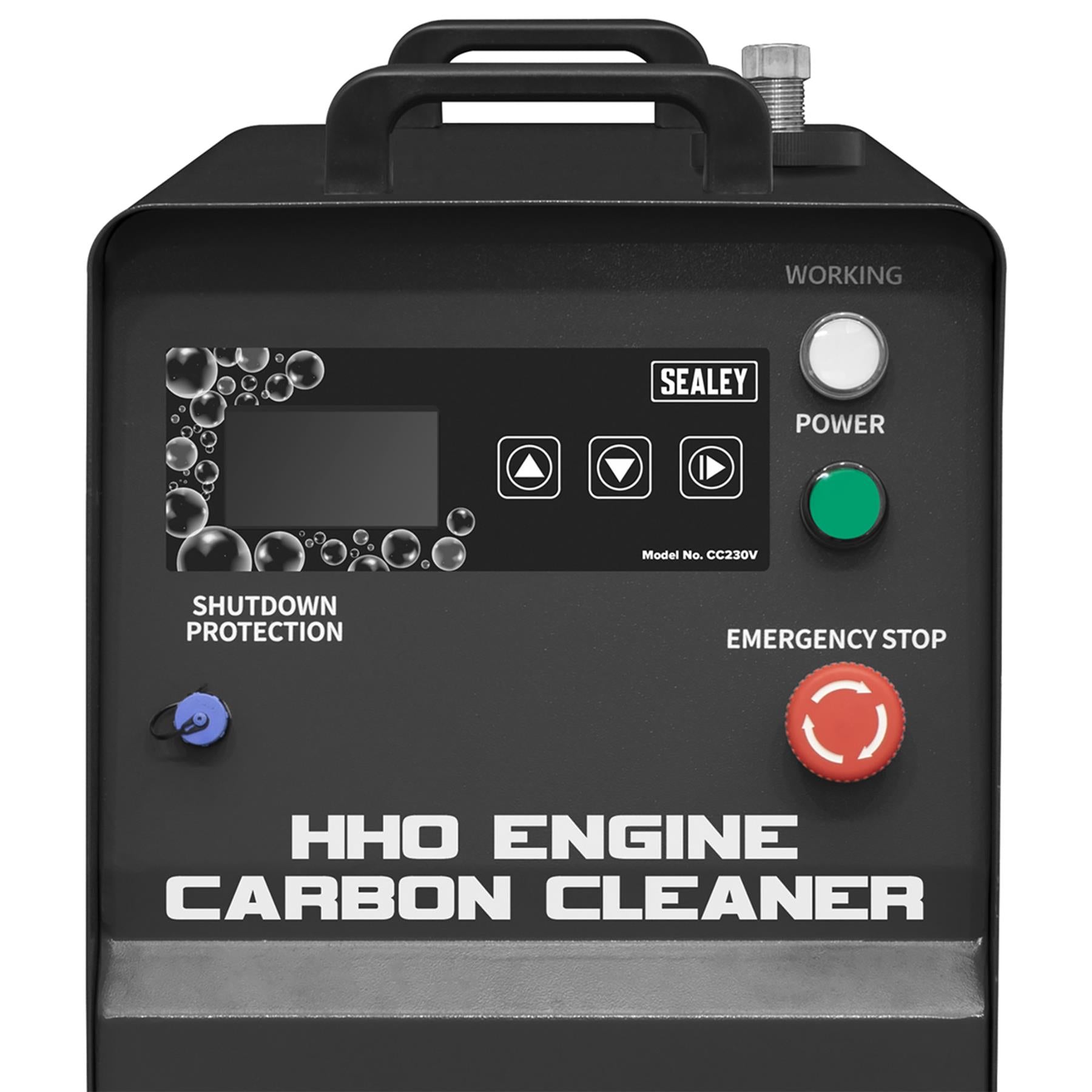 Sealey HHO Engine Carbon Cleaner 230V Charge Activated Machine Shutdown