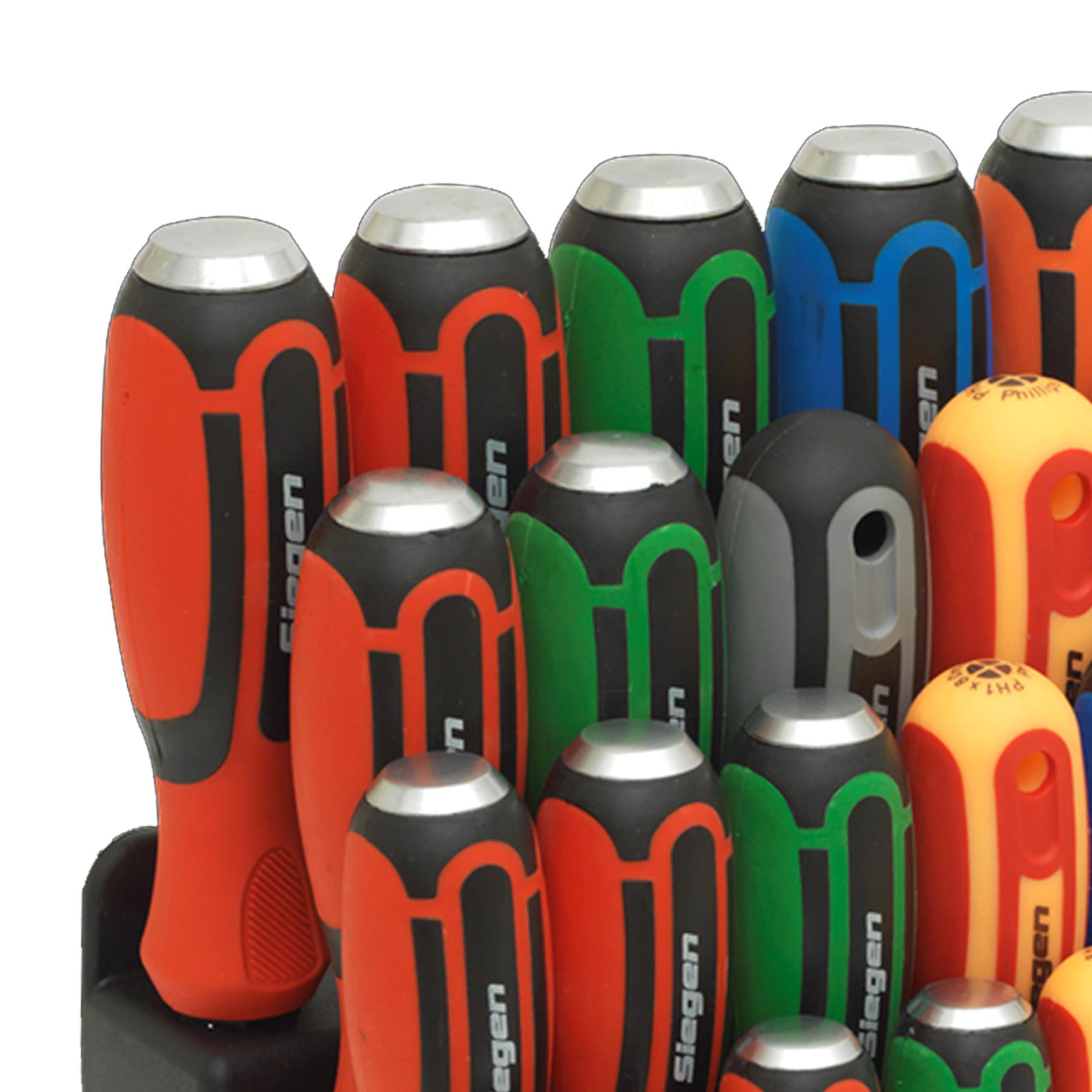Sealey Hammer-Thru Screwdriver, Bit & Nut Driver Set 61pc
