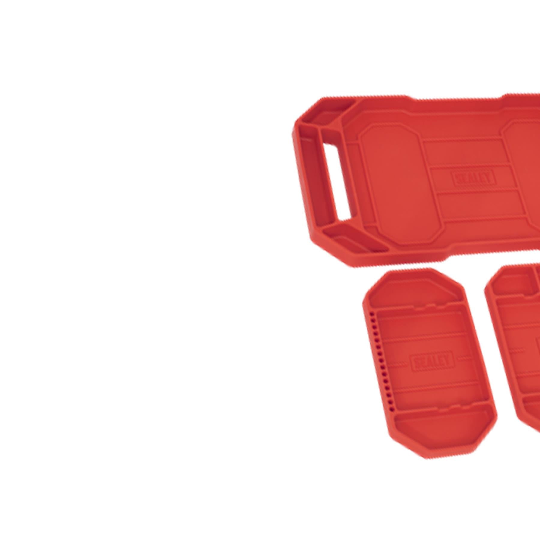 Sealey Flexible Tool Trays Non-Slip - Pack of 3