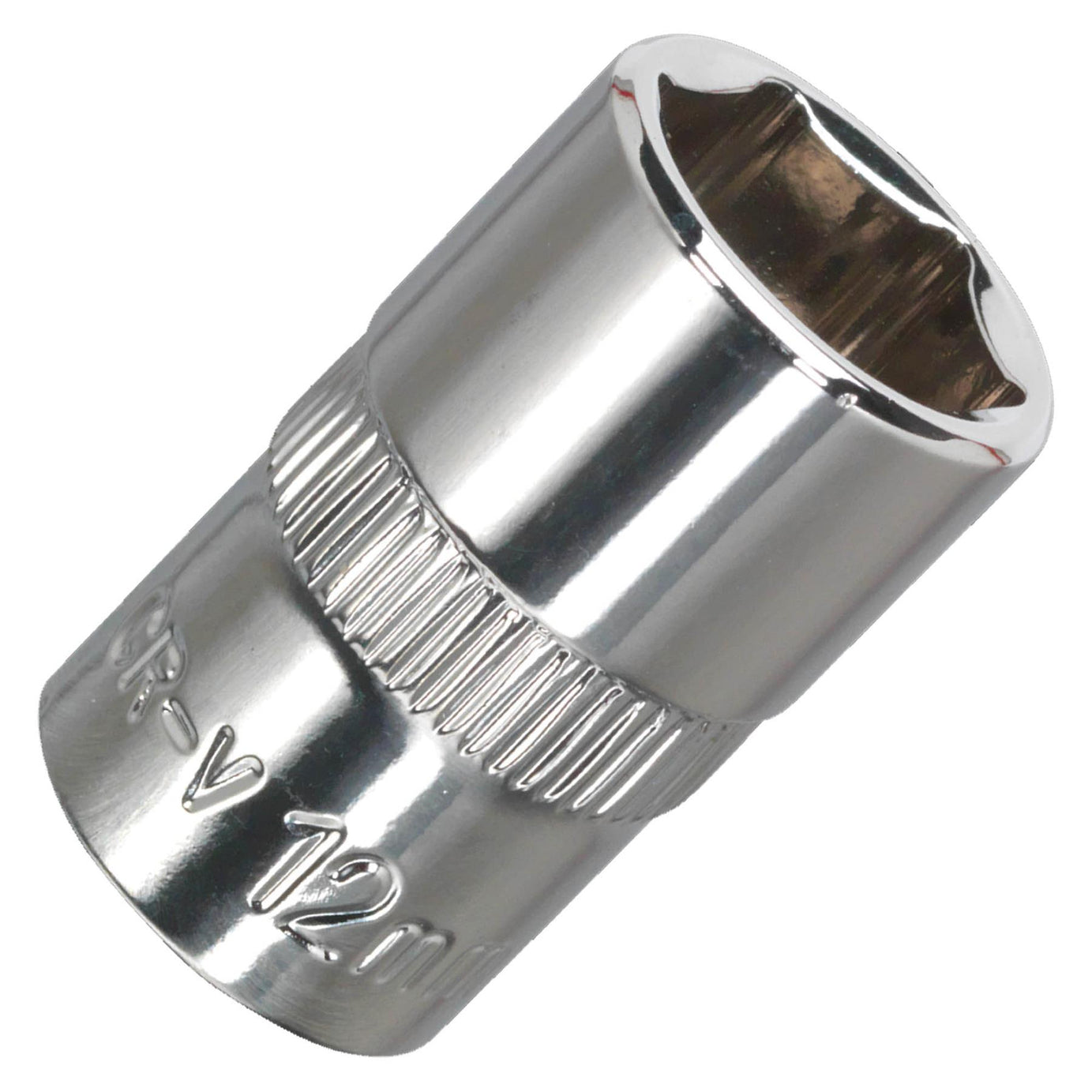 Sealey WallDrive Socket 12mm 3/8"Sq Drive Fully Polished