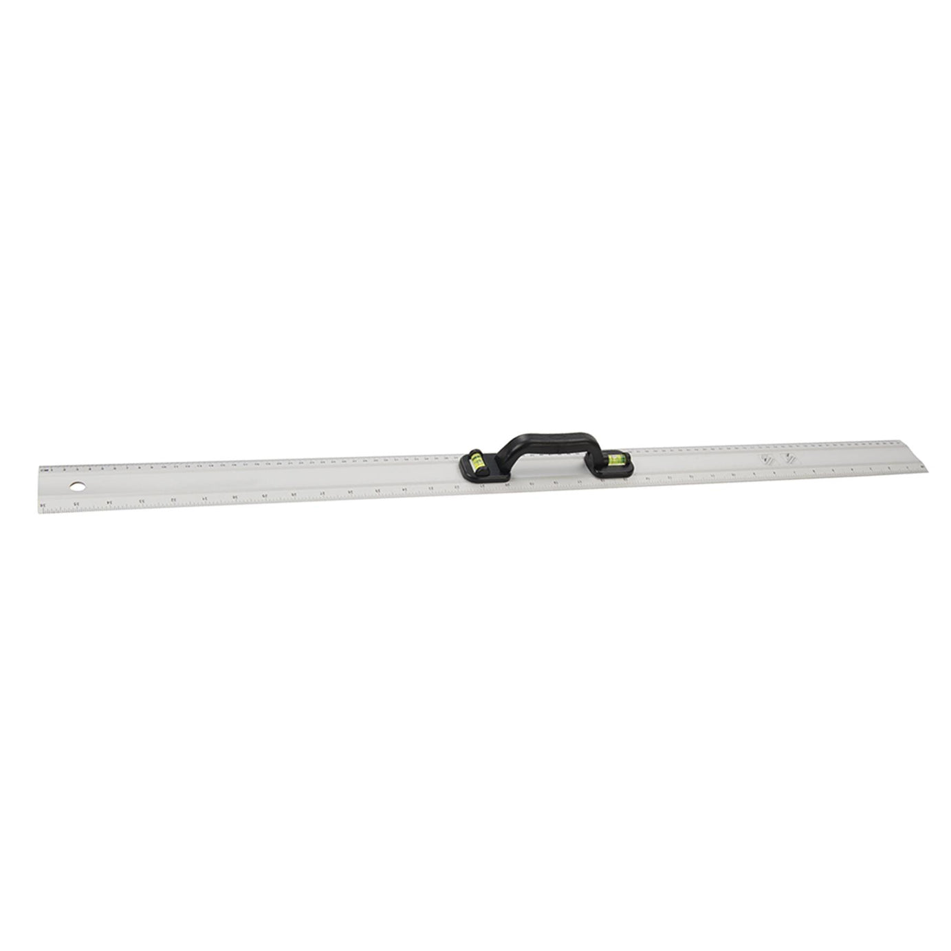 Aluminium Rule Spirit Level Ruler Straight Edge - 900mm With Rebated Edge