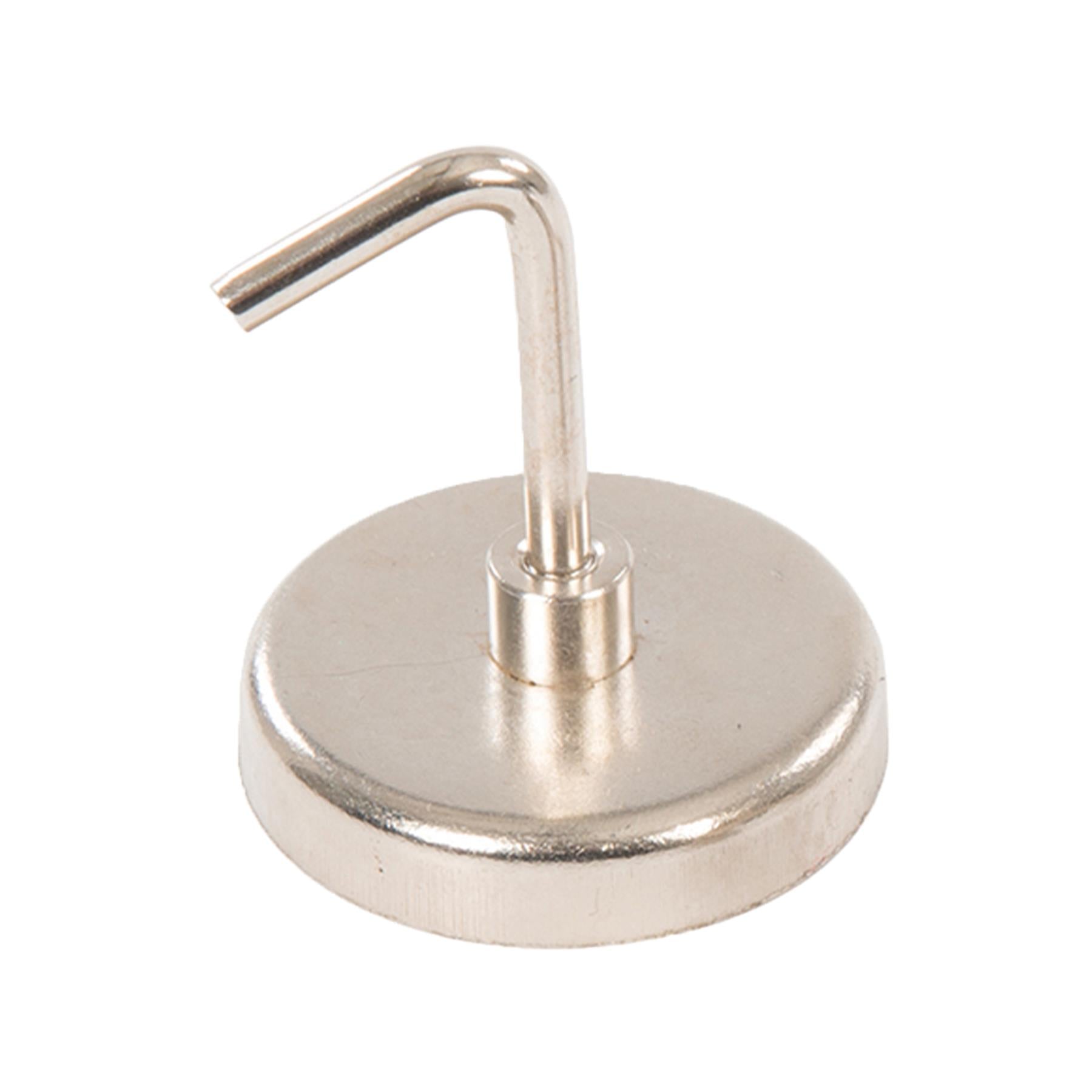 2Pk Magnetic Hooks - 35mm Handy Storage Hanging Fridge Office Board Carbon Steel