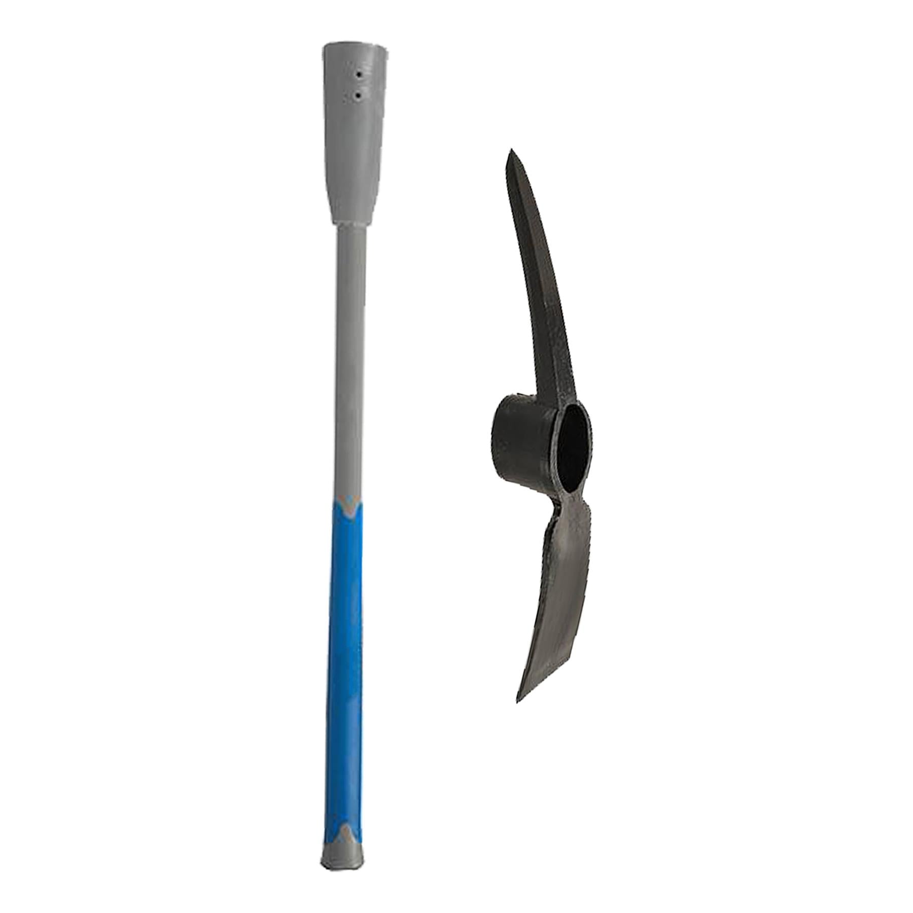 Pick Mattock Axe 5LB Steel Head + Fibreglass Handle shaft Heavy Duty