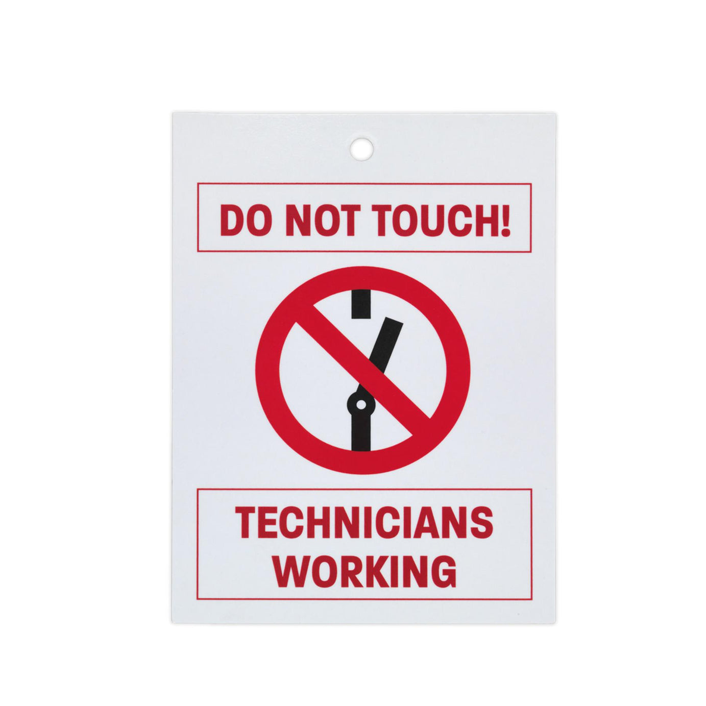 Sealey Hybrid/Electric Vehicle Keyring Warning Tag