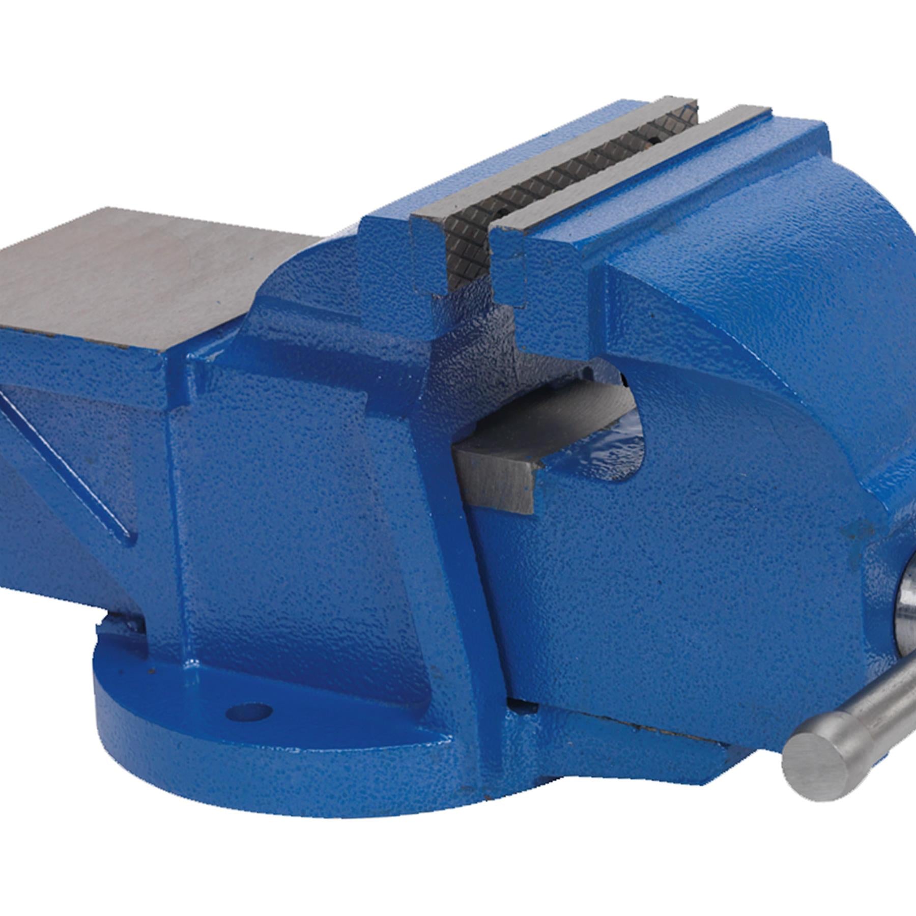 Sealey Vice 125mm Fixed Base Professional Heavy-Duty - CV125XT
