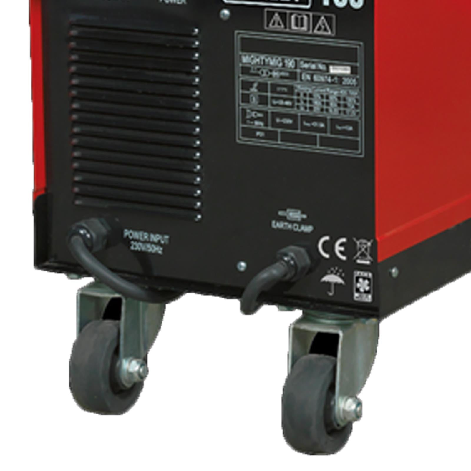 Sealey MIGHTYMIG190 Professional Gas/No-Gas MIG Welder 190A with Euro Torch