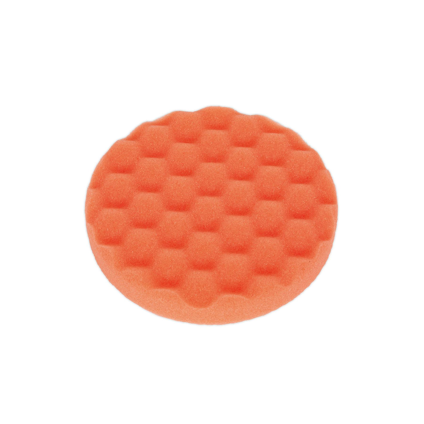 Sealey Buffing & Polishing Foam Head Hook/Loop 150x25mm Orange/Firm