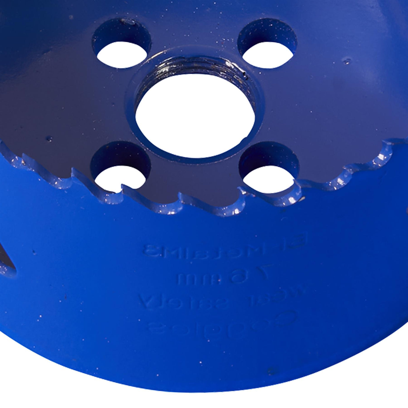 HSS Hole Saw Blade 76mm Metal M3 steel with milled teeth Sealey