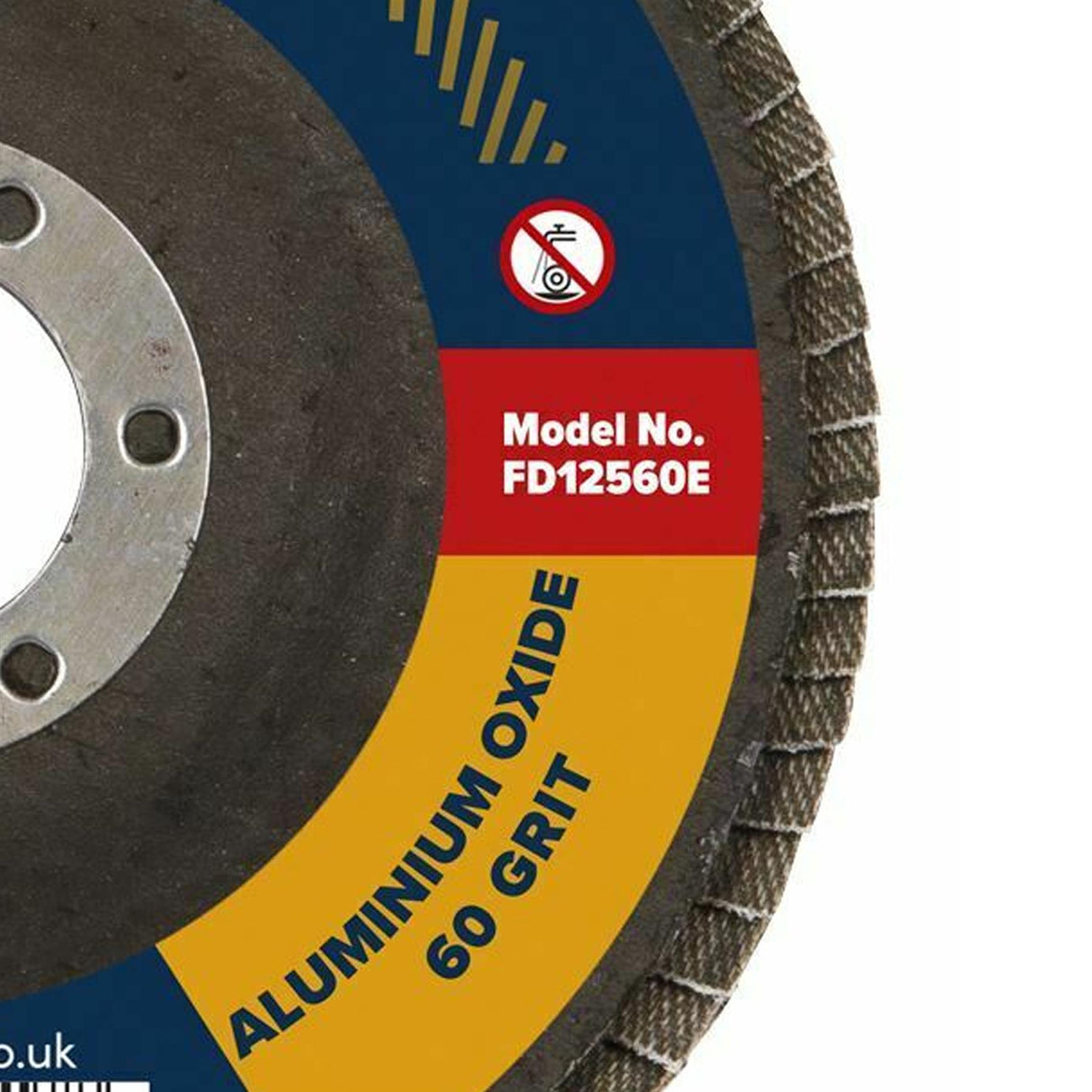 Sealey Flap Disc Aluminium Oxide 125mm 22mm Bore 60Grit