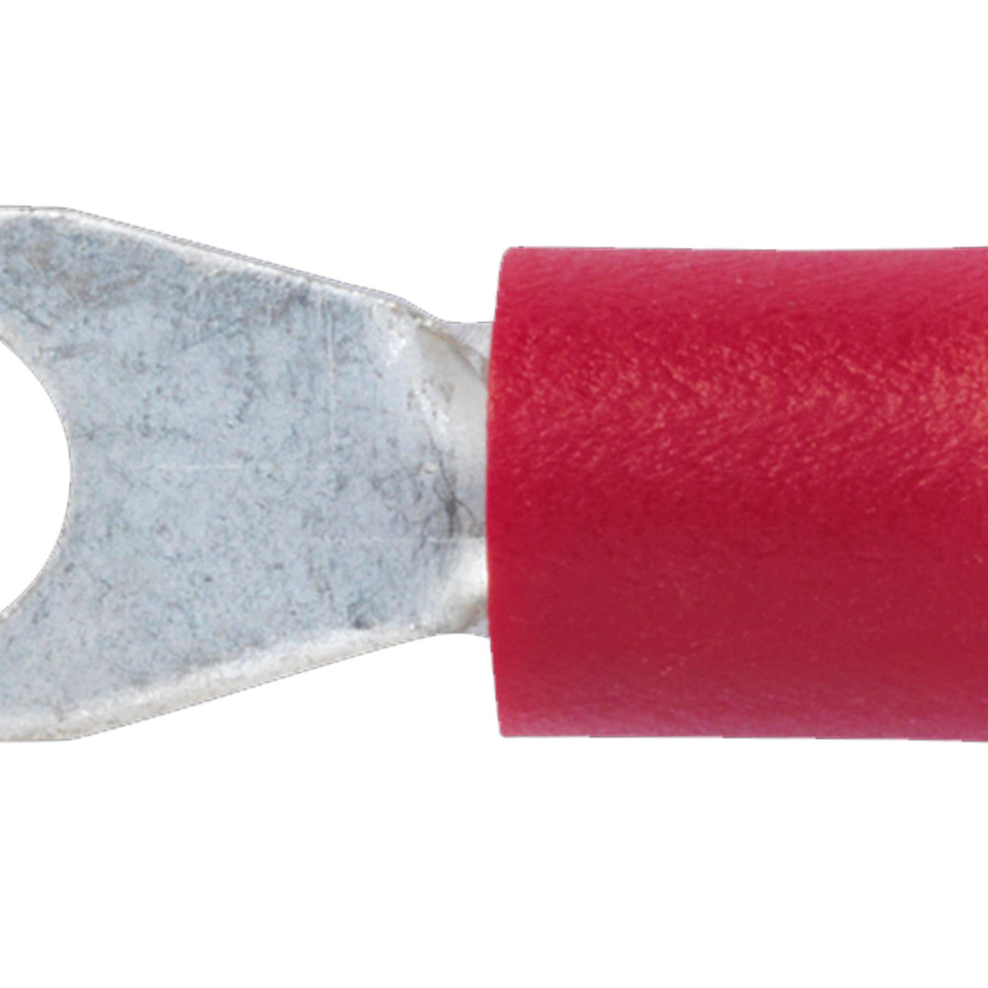 Sealey Easy-Entry Fork Terminal �3.7mm (4BA) Red Pack of 100