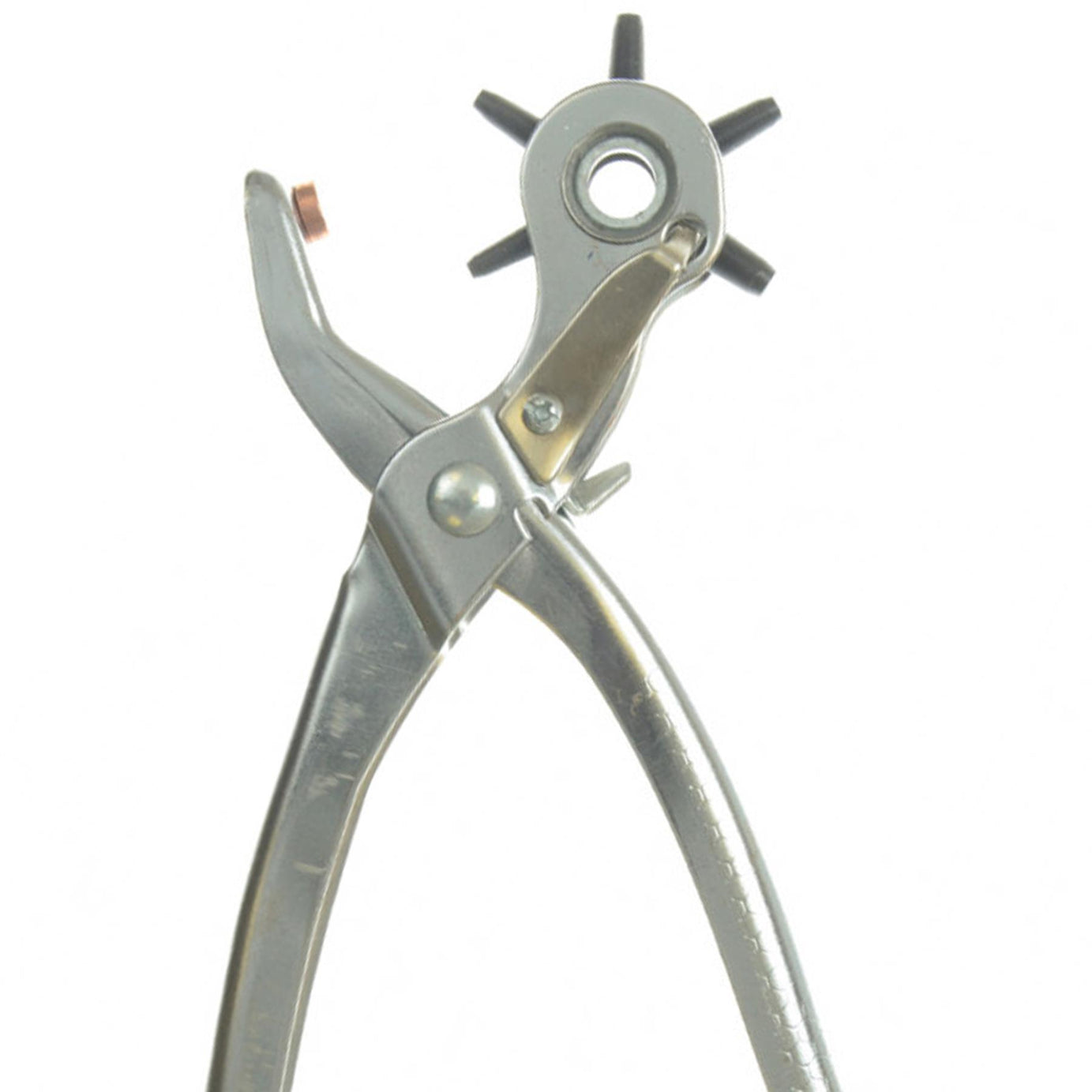 BlueSpot 200mm (8") Leather Punch Plier Multi Punch Sizes 2-4.8mm Heavy Duty
