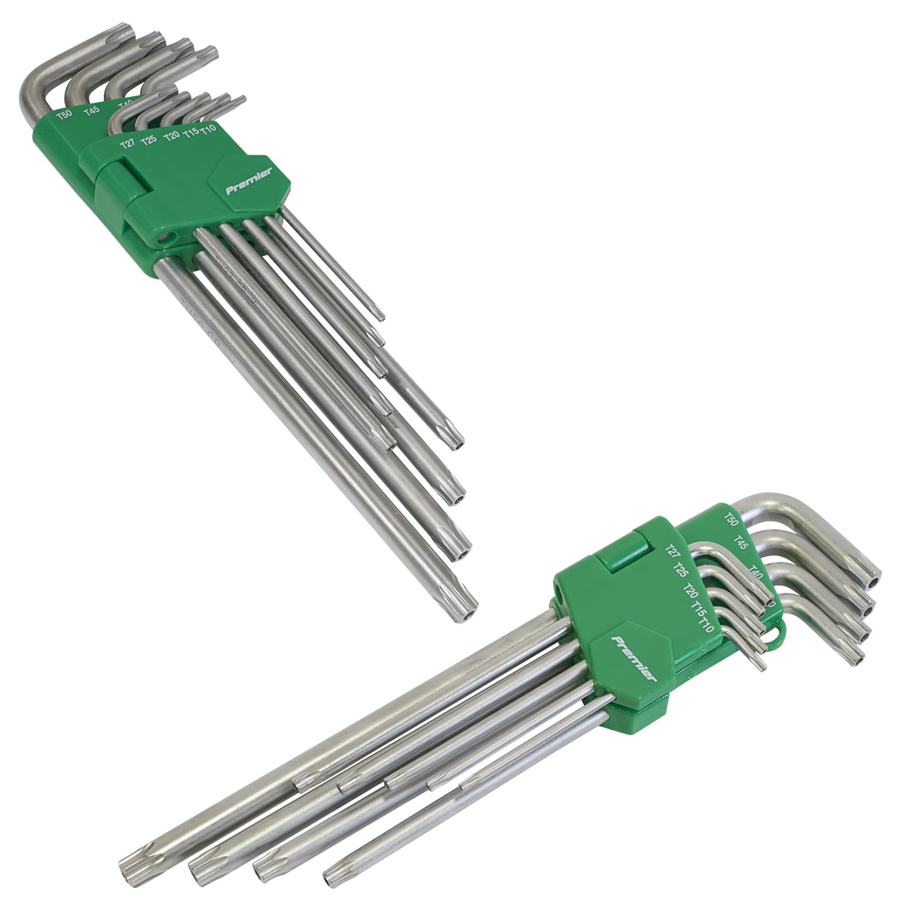 Sealey Security TRX-Star* Key Set 9pc Extra-Long