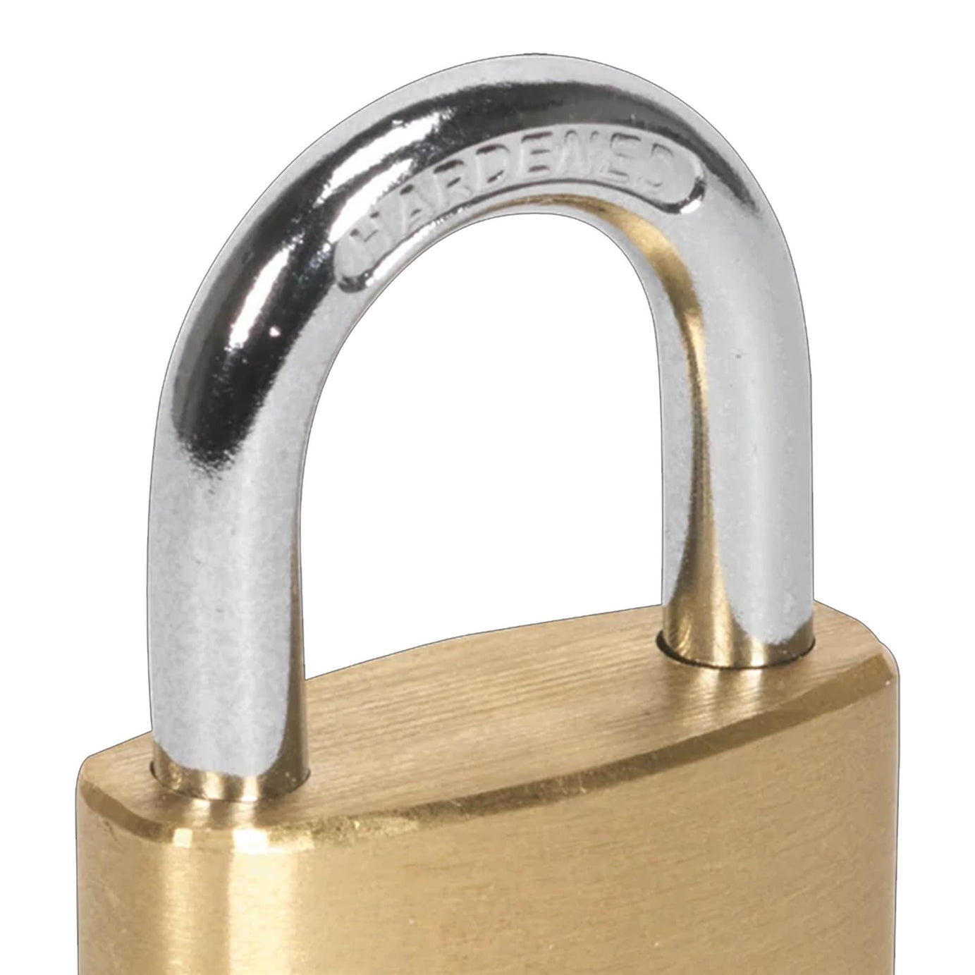Sealey Brass Body Padlock 30mm Hardened steel