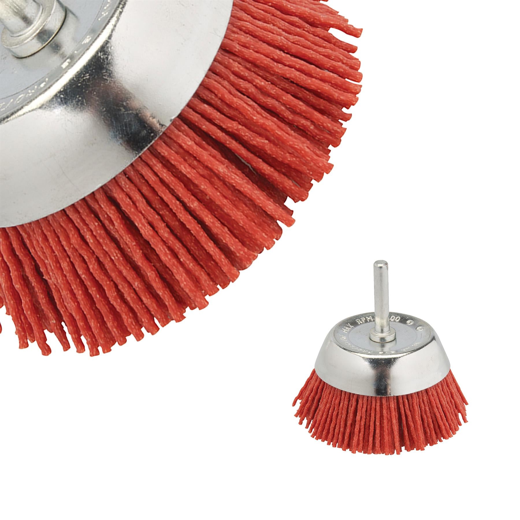 Filament Cup 75mm Coarse Surface Treatment Deburring Metal Wood Non Sparking