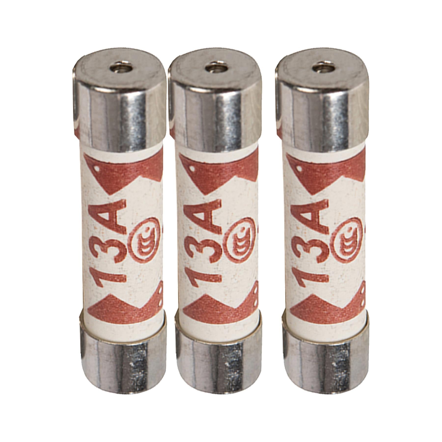 Electric Premium Quality Fuses 10pk 13a Fast Acting Replacement Safety