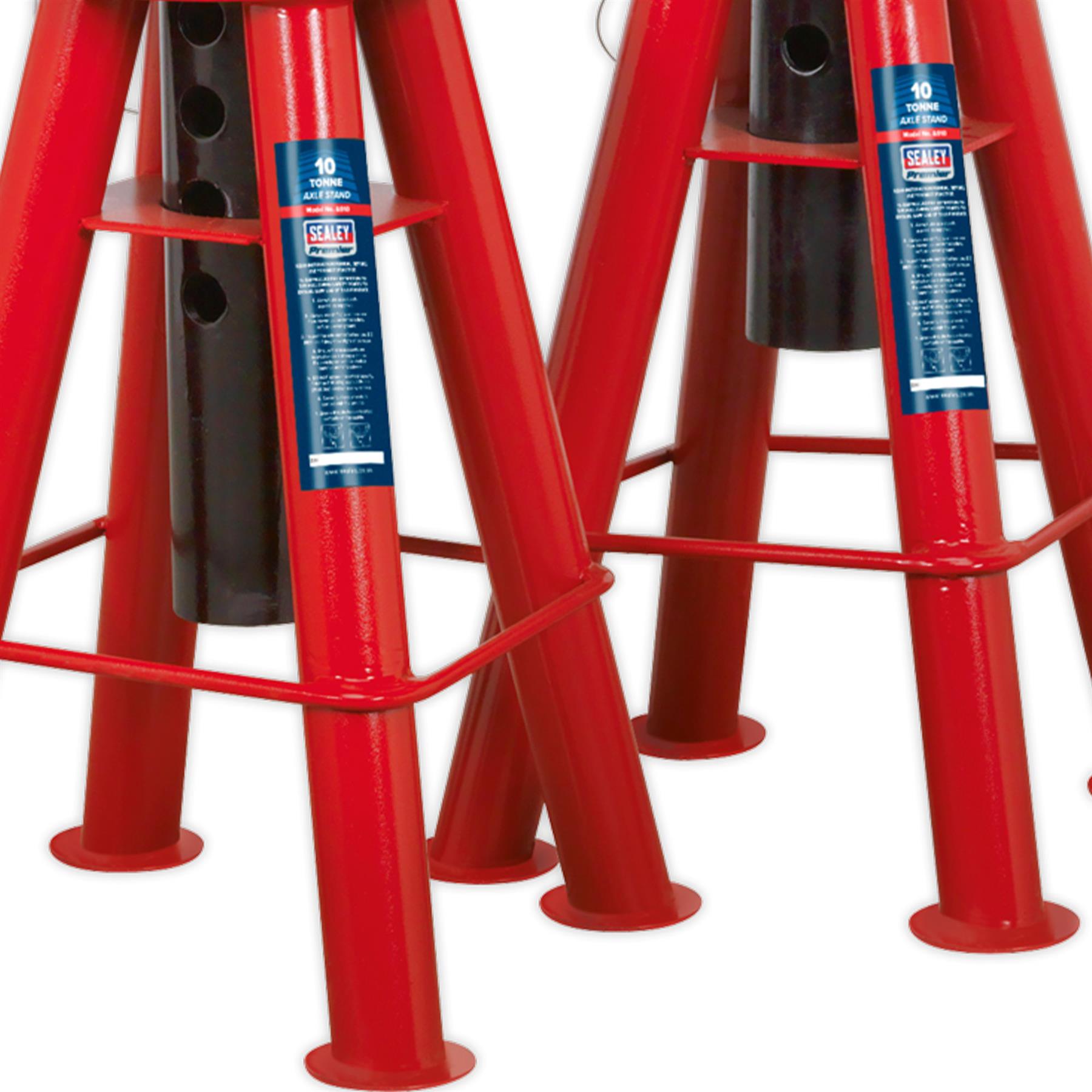 Sealey Axle Stands (Pair) 10tonne Capacity per Stand
