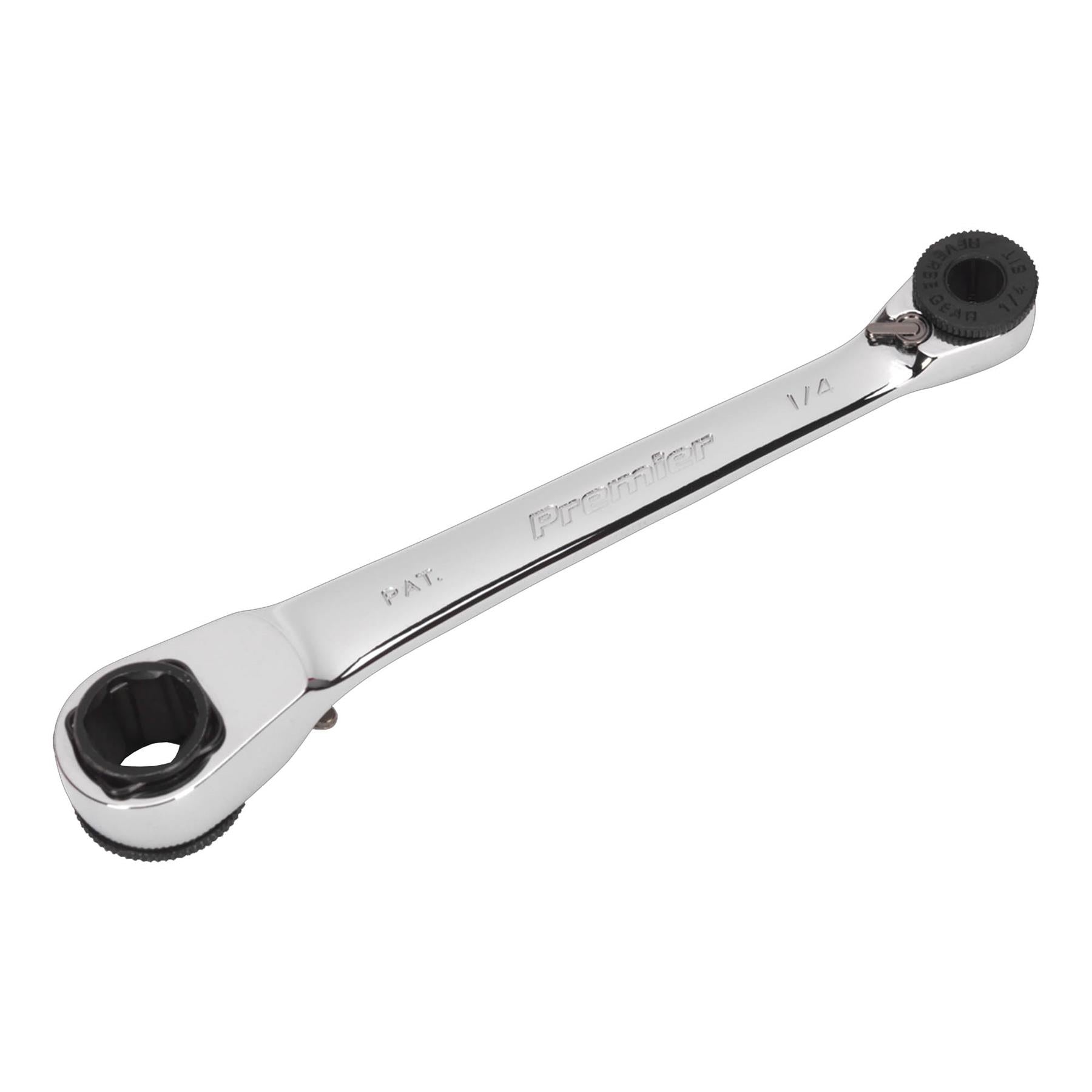 Sealey Ratchet Spanner Reversible 1/4"Hex x 10mm Hex