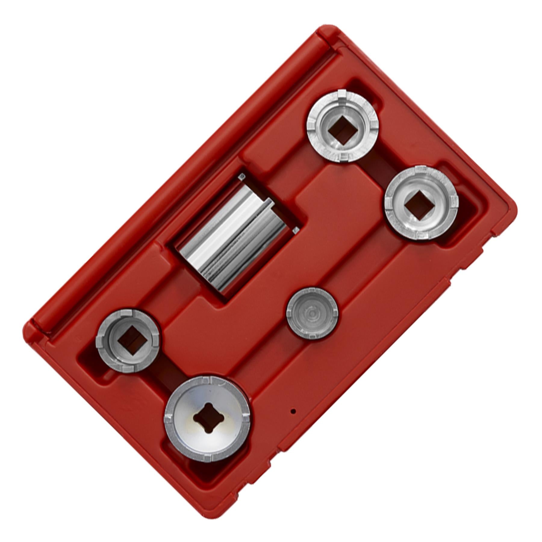 Sealey Motorcycle Swingarm Locknut Set 6pc