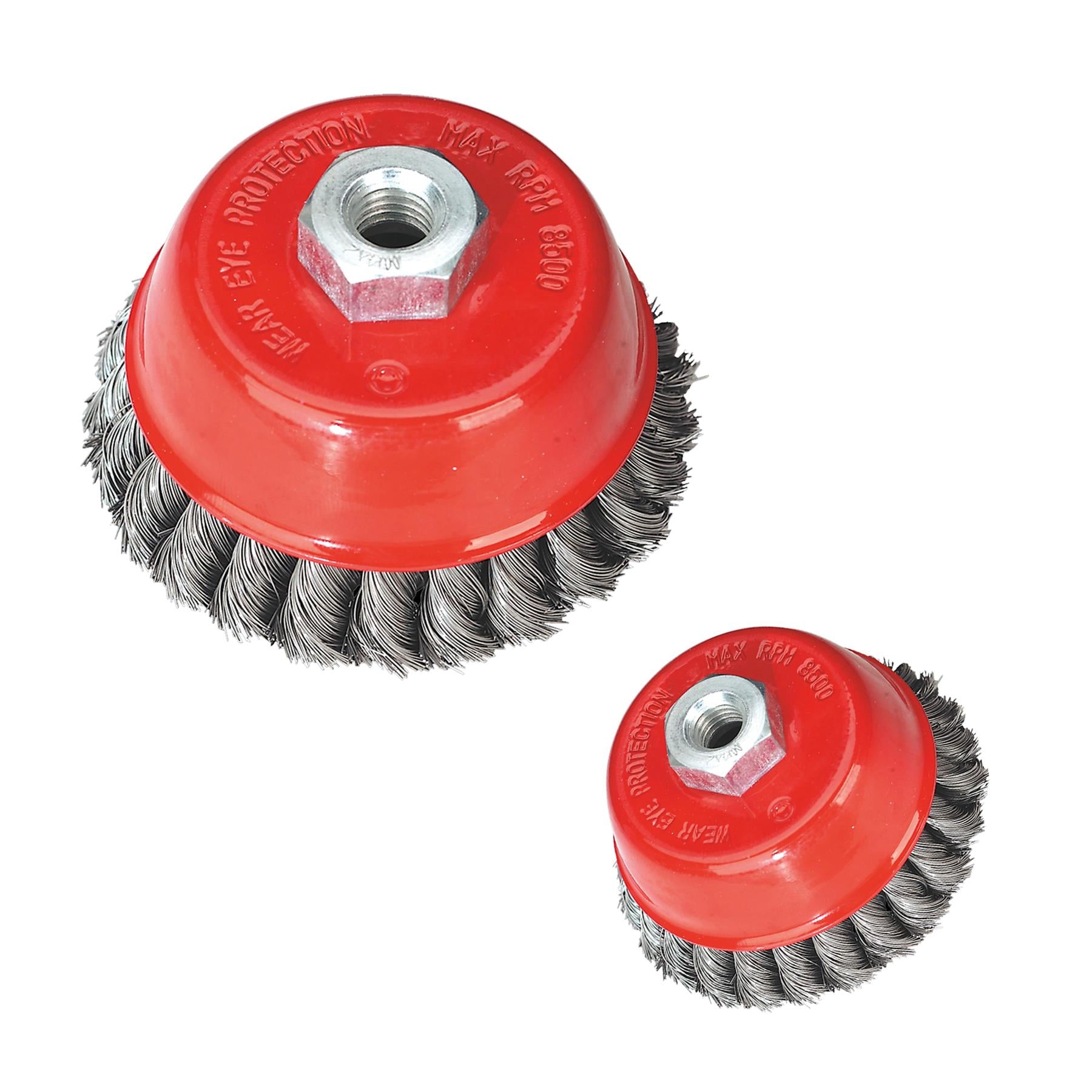 Sealey Twist Knot Wire Cup Brush 100mm M14 x 2mm