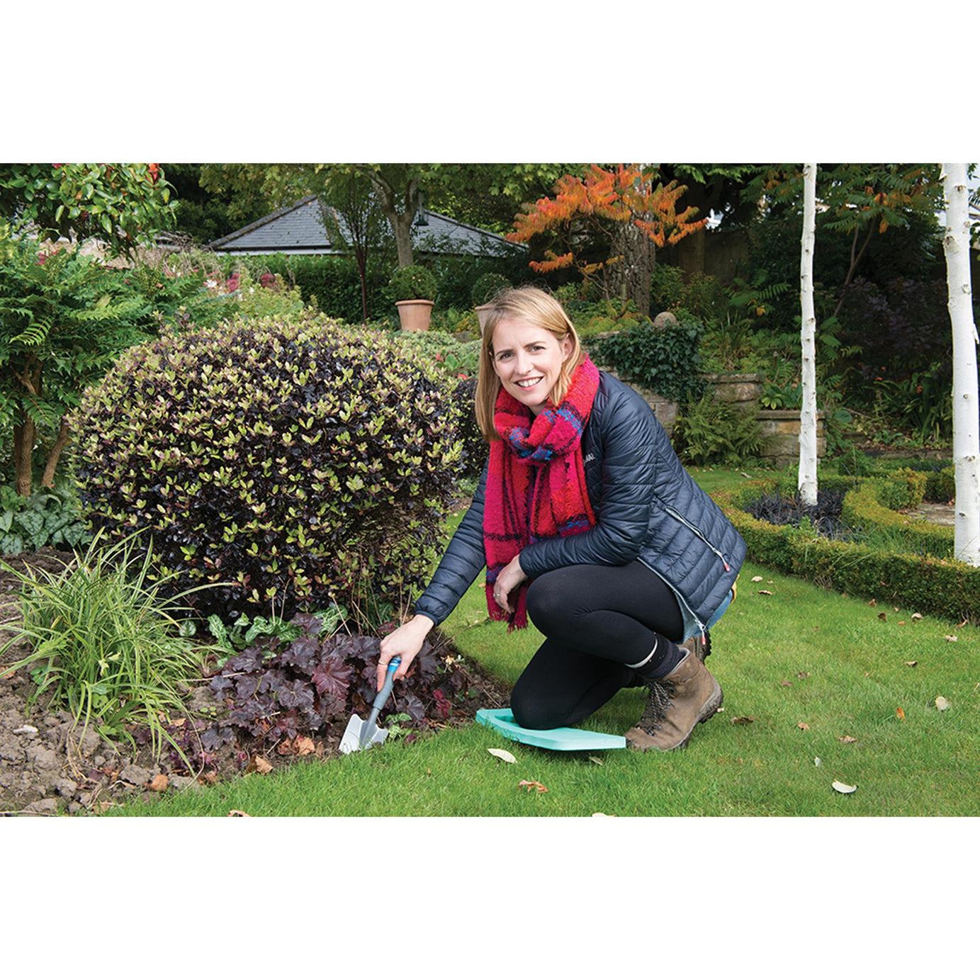 Garden Kneeler 405 X 180mm Gardening Tool Water-Resistant 25mm Thick Foam