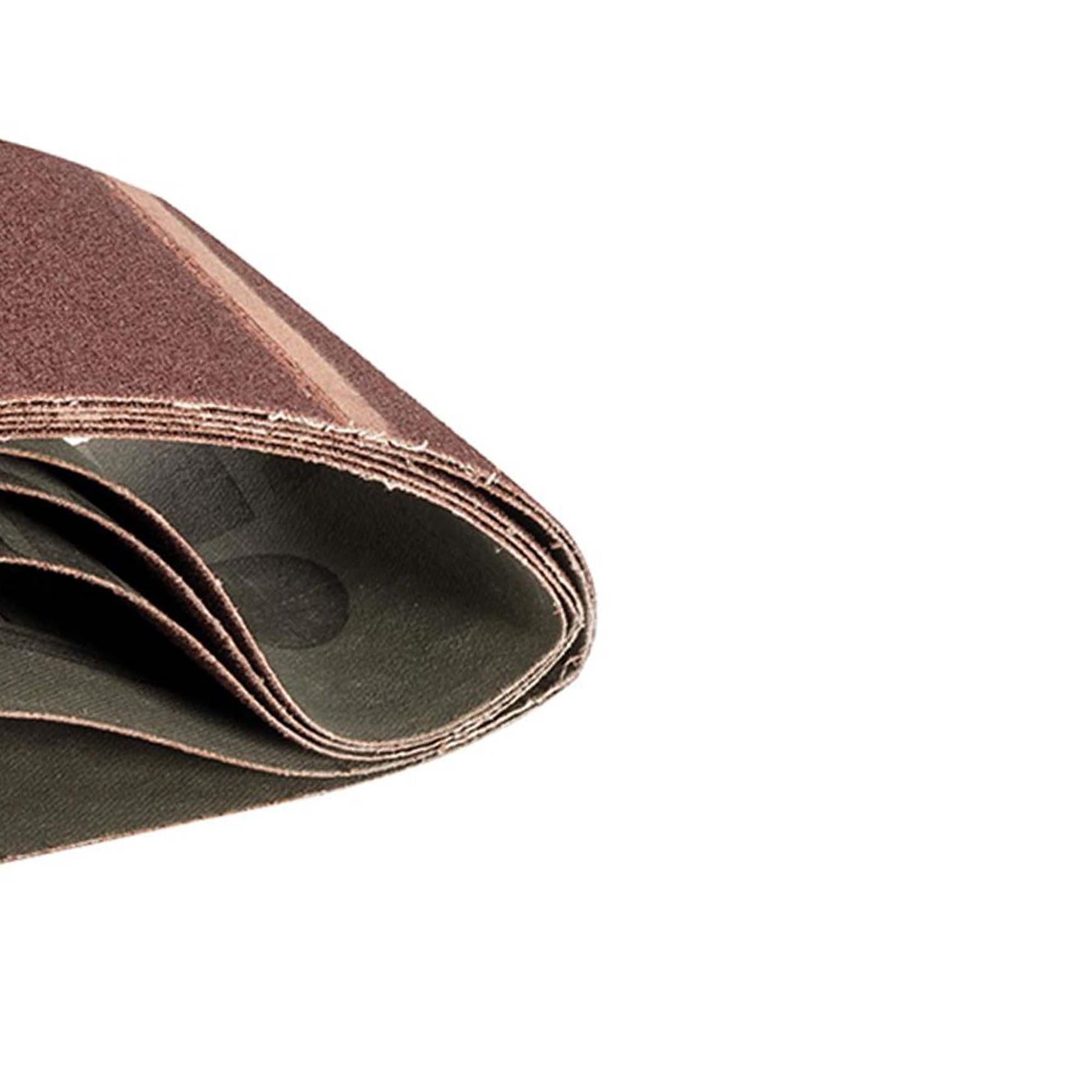 80 Grit Sanding Belts 75mm X 533mm 5Pk Sanding Belts High Quality Aluminium