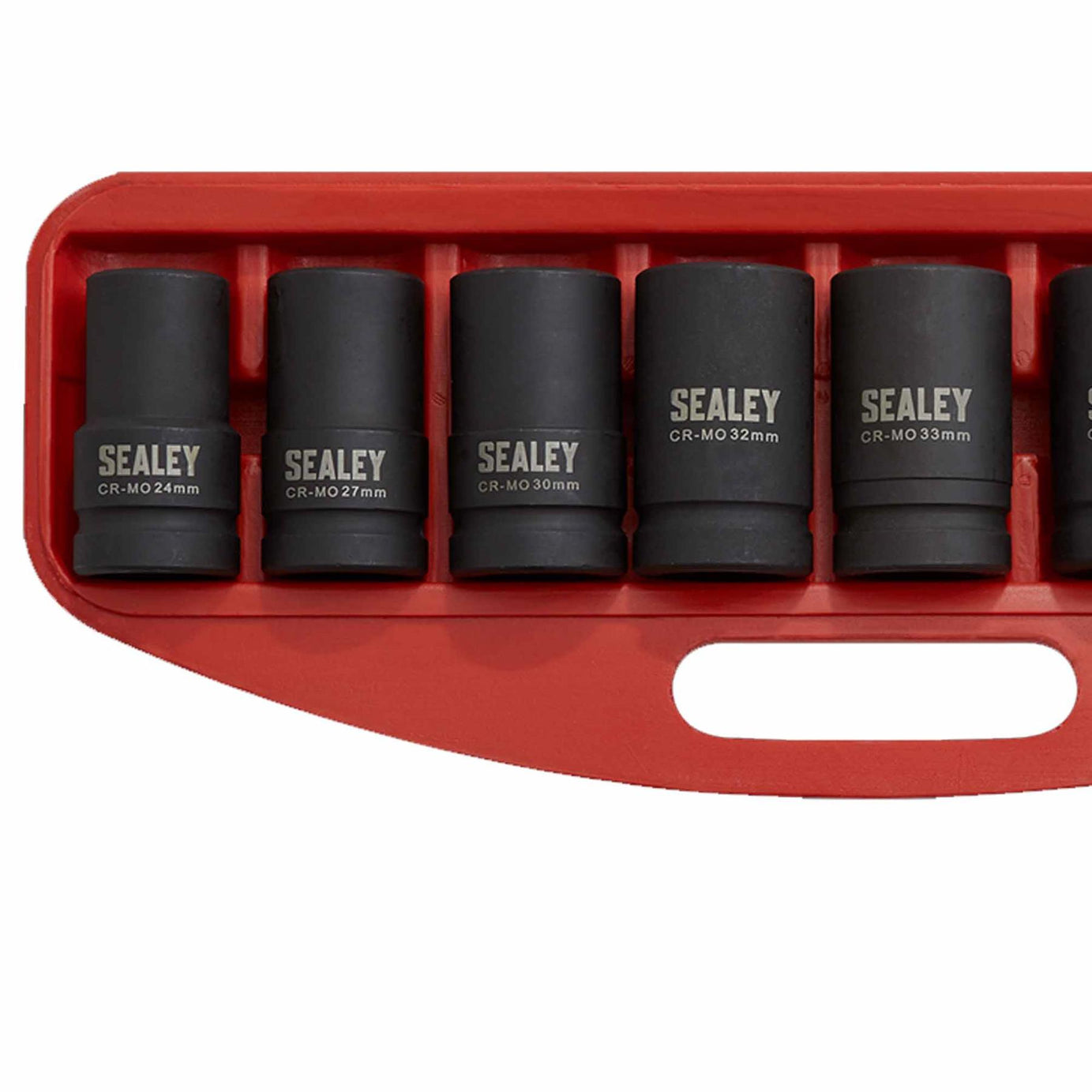 Sealey Impact Socket Set 8pc Deep 1"Sq Drive - Metric