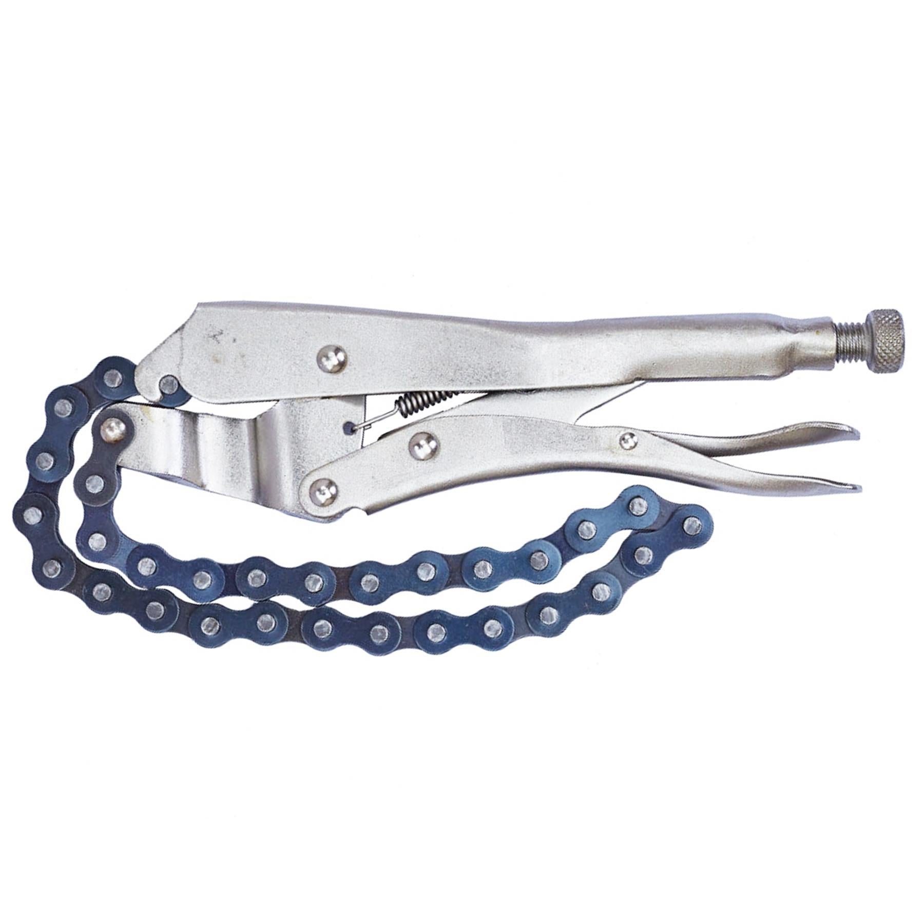 BlueSpot Adjustable Locking Mole Grip Chain Wrench Pliers Pipe Oil Filter Tool
