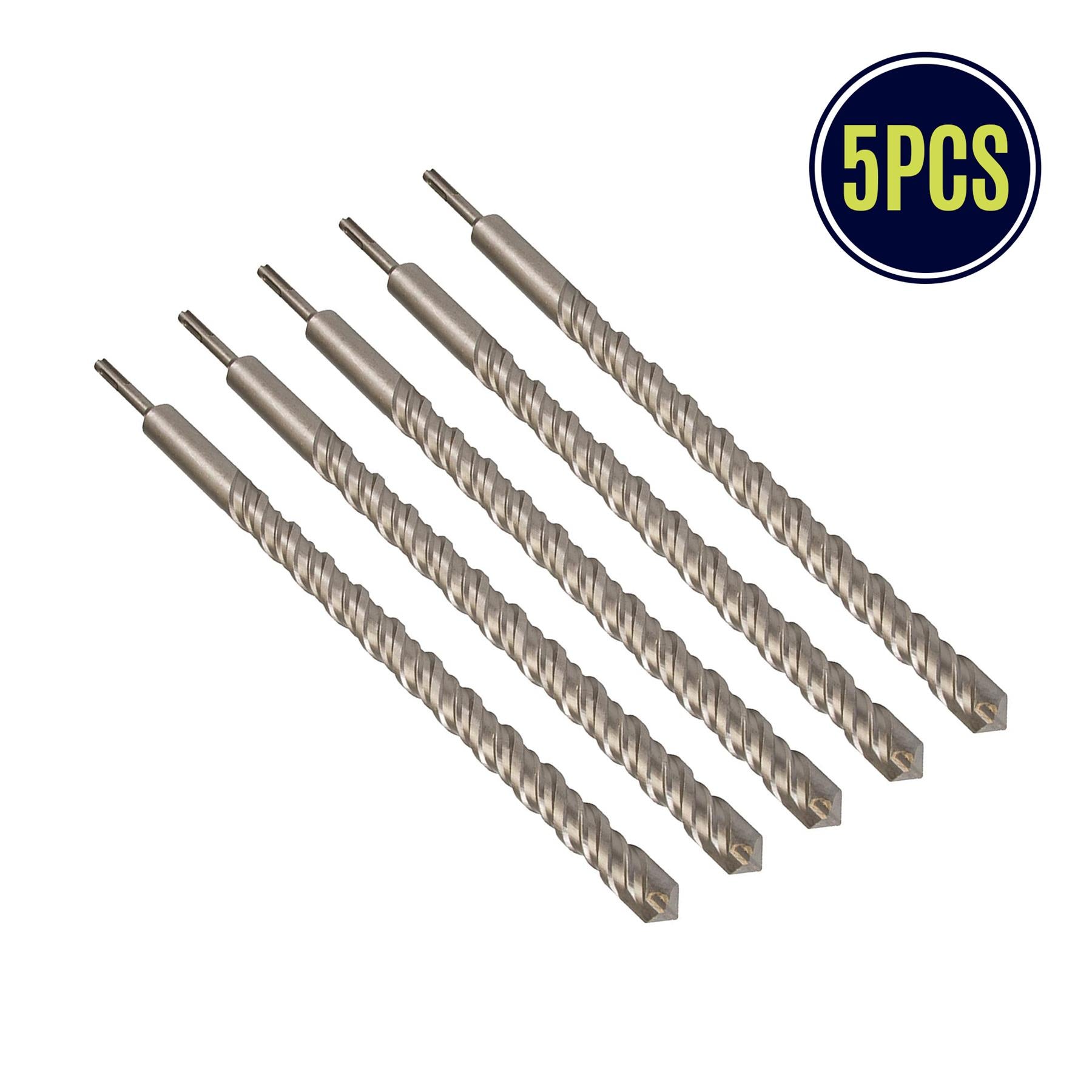 5 x SDS+ PLUS MASONRY DRILL BIT 30 x 460mm, TUNGSTEN CARBIDE TIP, FOR STONE CONCRETE BRICK