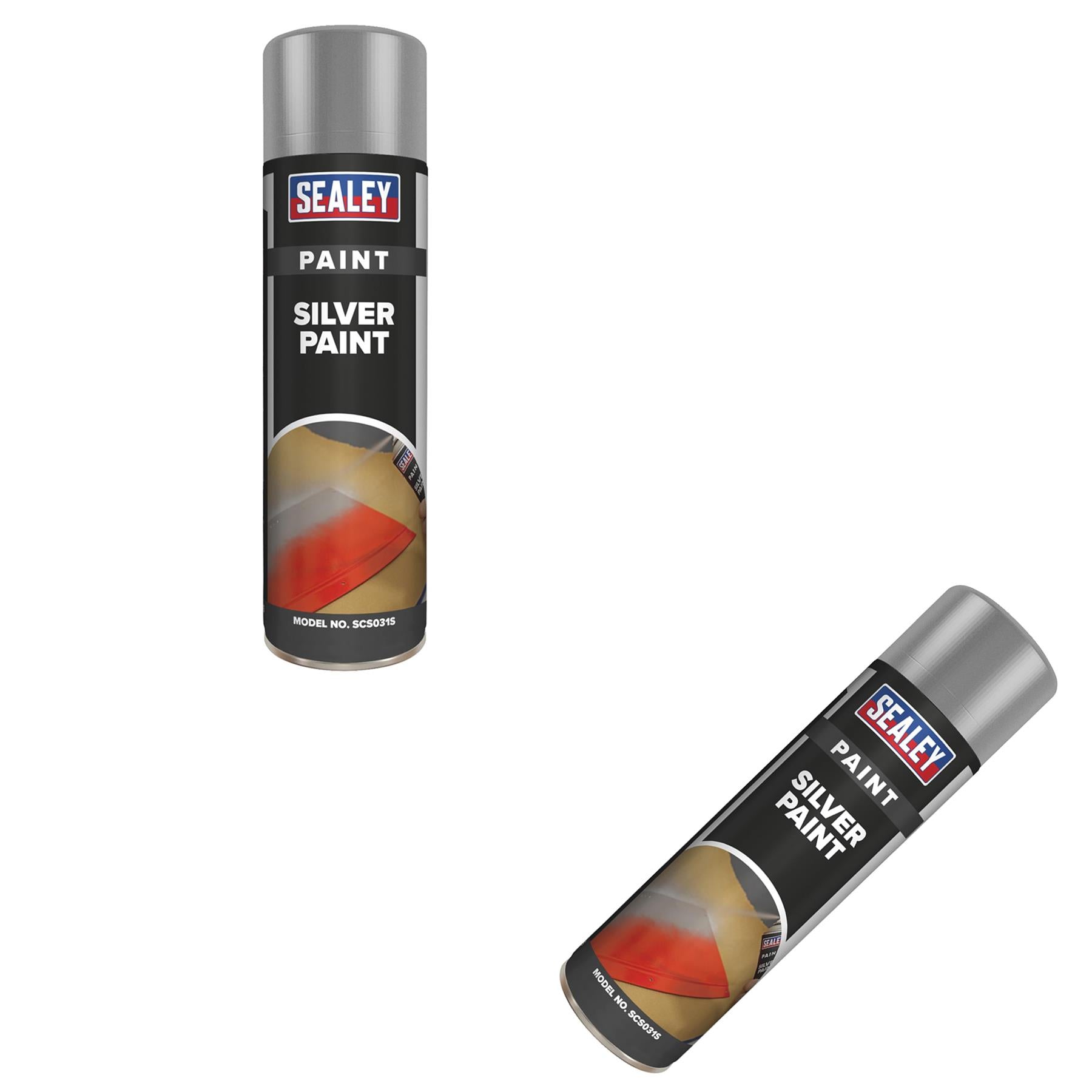 Sealey Silver Paint 500ml Single