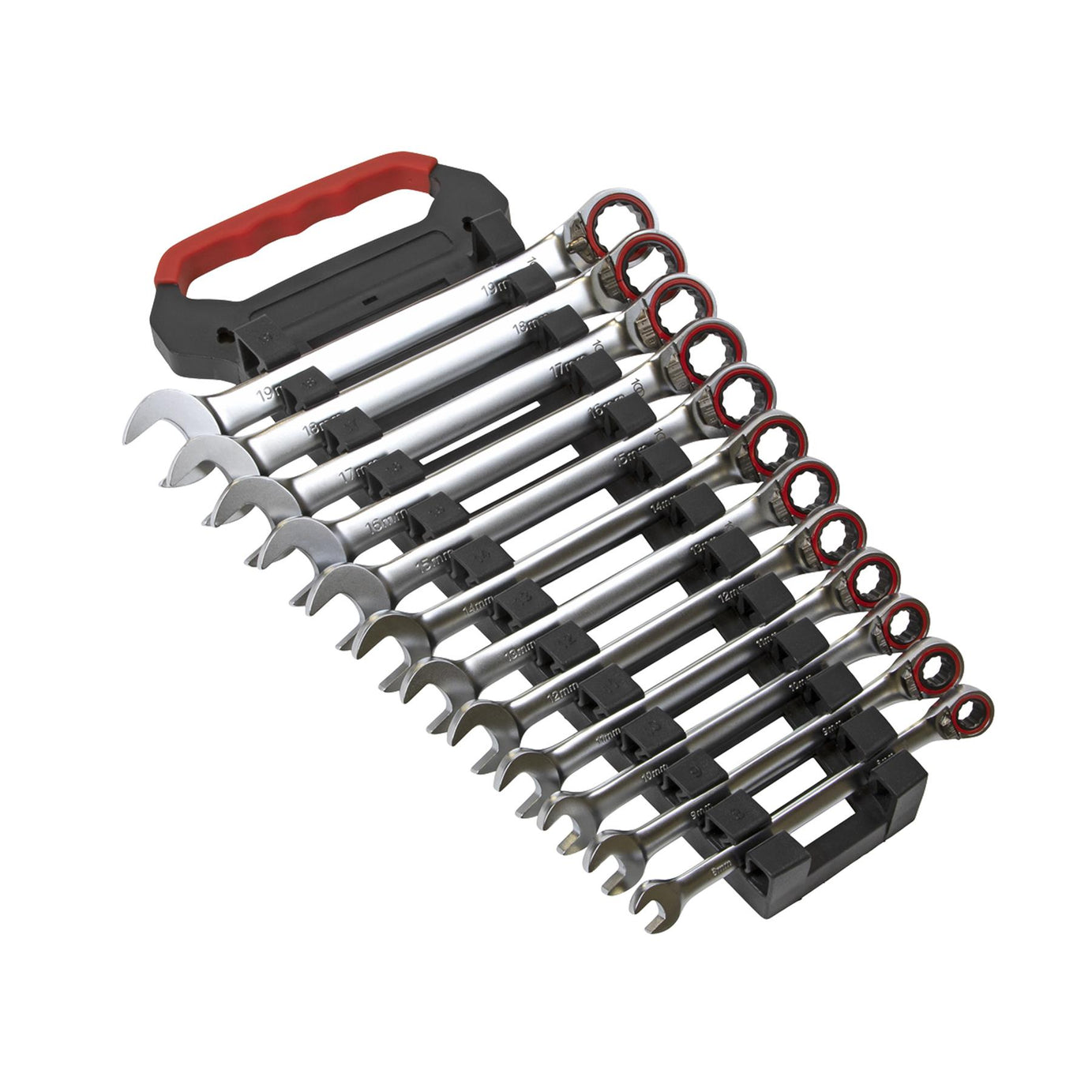 Sealey Reversible Ratchet Comb. Spanner Set 12pc Platinum Series