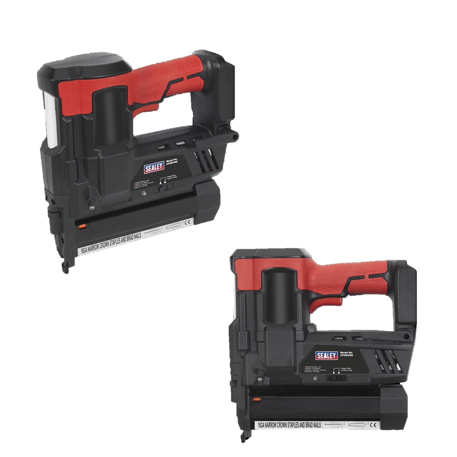 Sealey Cordless Nail/Staple Gun 18G 20V Lithium-ion - Body Only